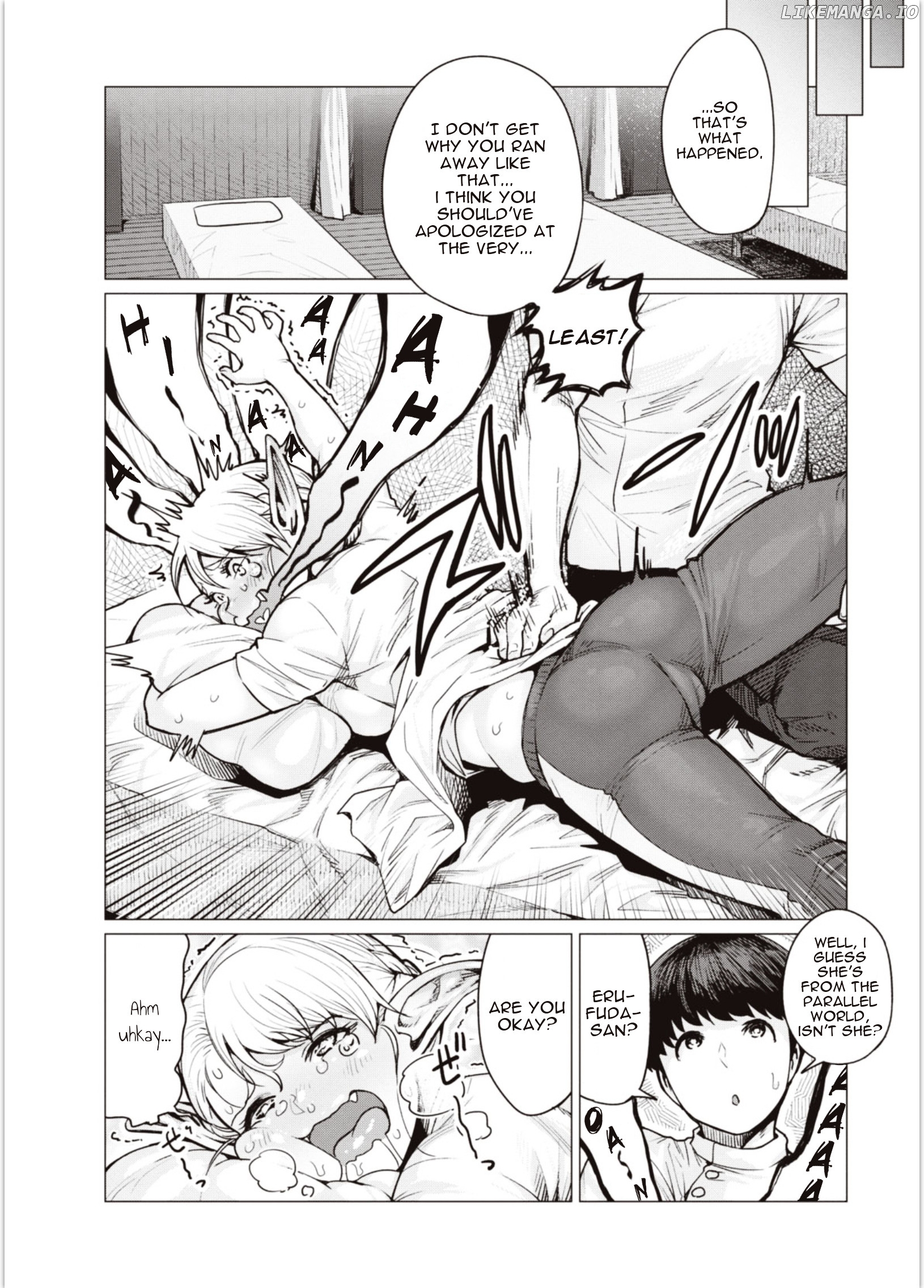 Elf-San wa Yaserarenai. - Manga chapter 4 - page 6