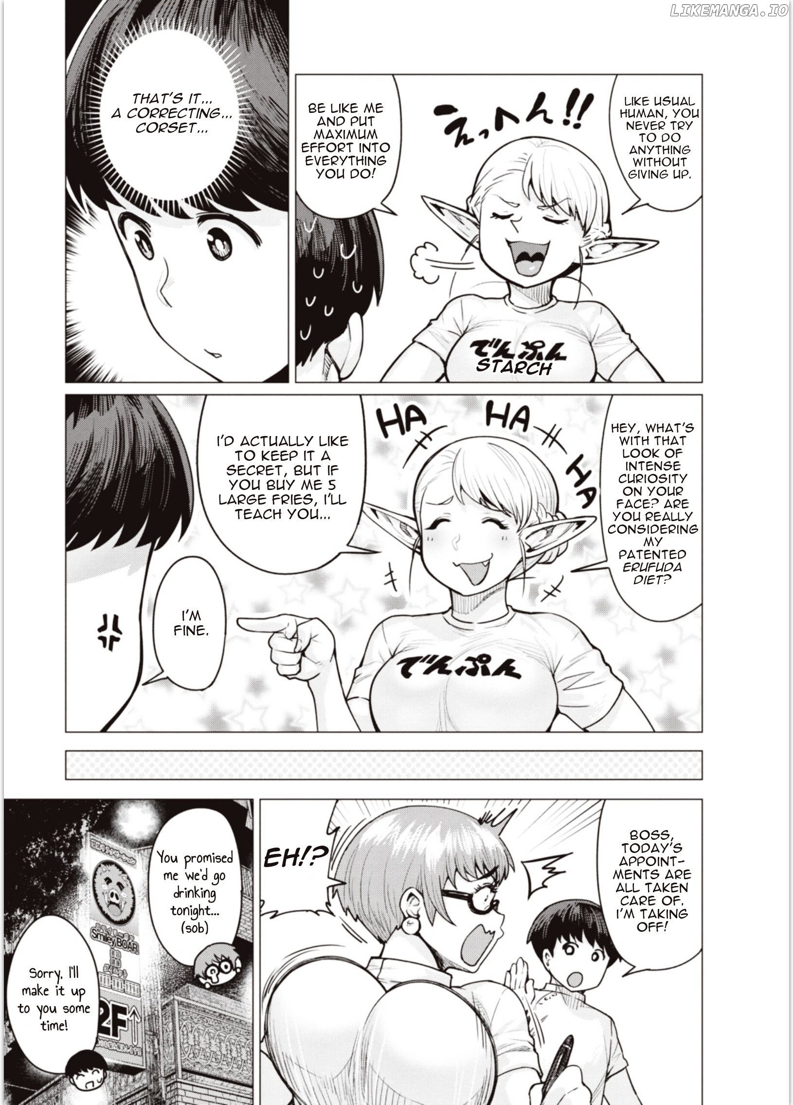 Elf-San wa Yaserarenai. - Manga chapter 4 - page 9