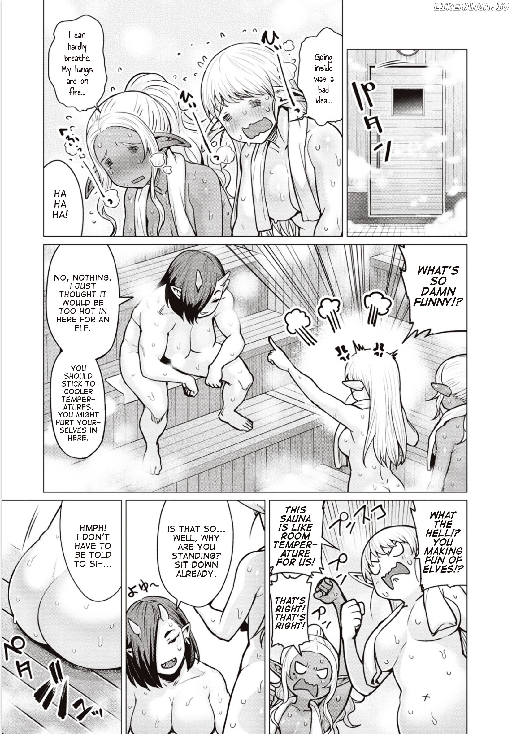 Elf-San wa Yaserarenai. - Manga chapter 5 - page 11