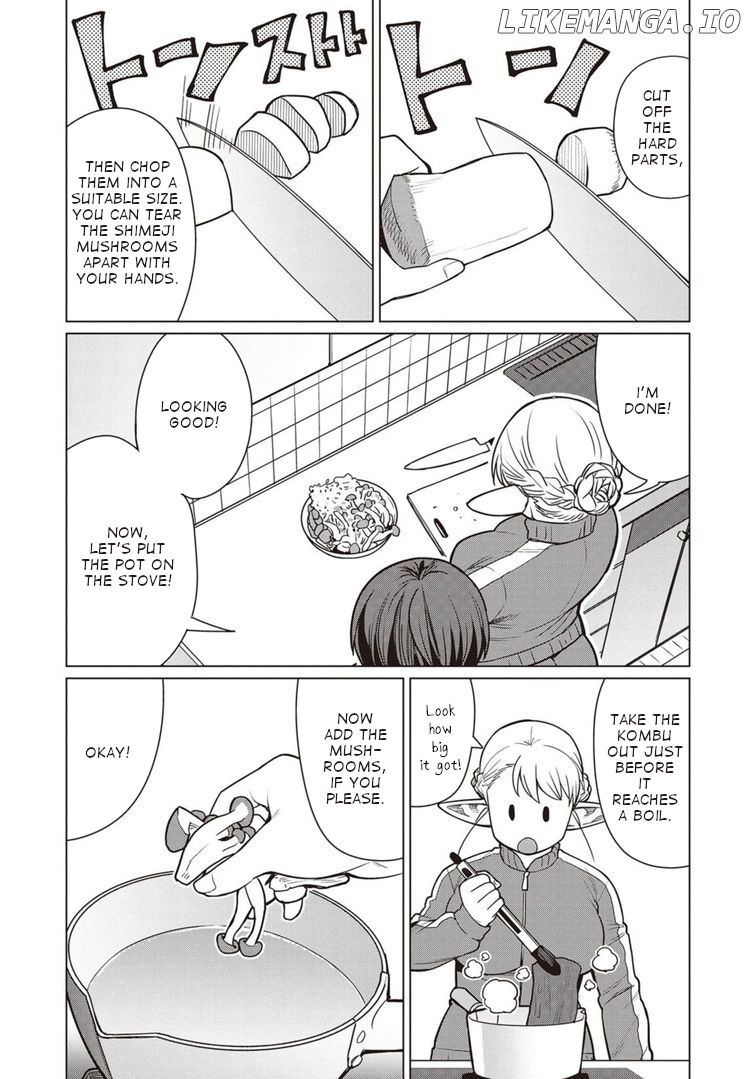 Elf-San wa Yaserarenai. - Manga chapter 44 - page 16