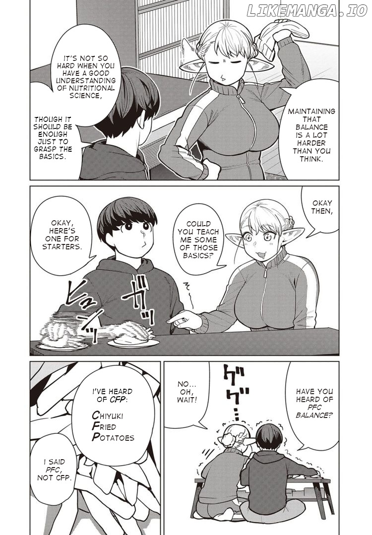 Elf-San wa Yaserarenai. - Manga chapter 44 - page 9
