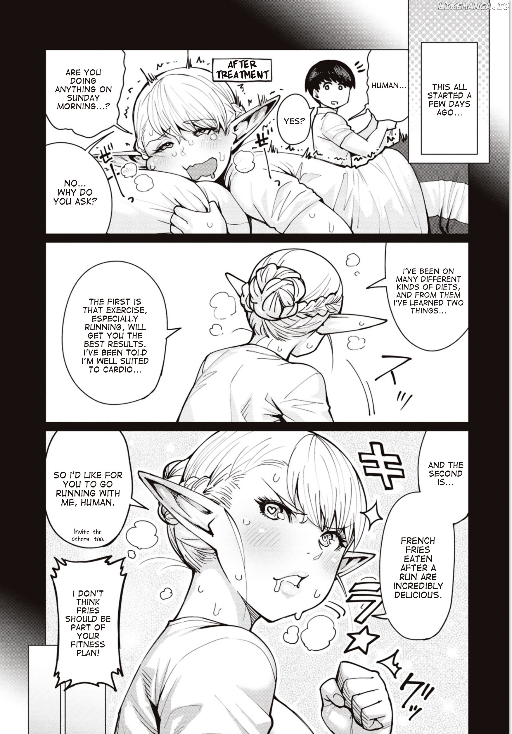 Elf-San wa Yaserarenai. - Manga chapter 6 - page 2
