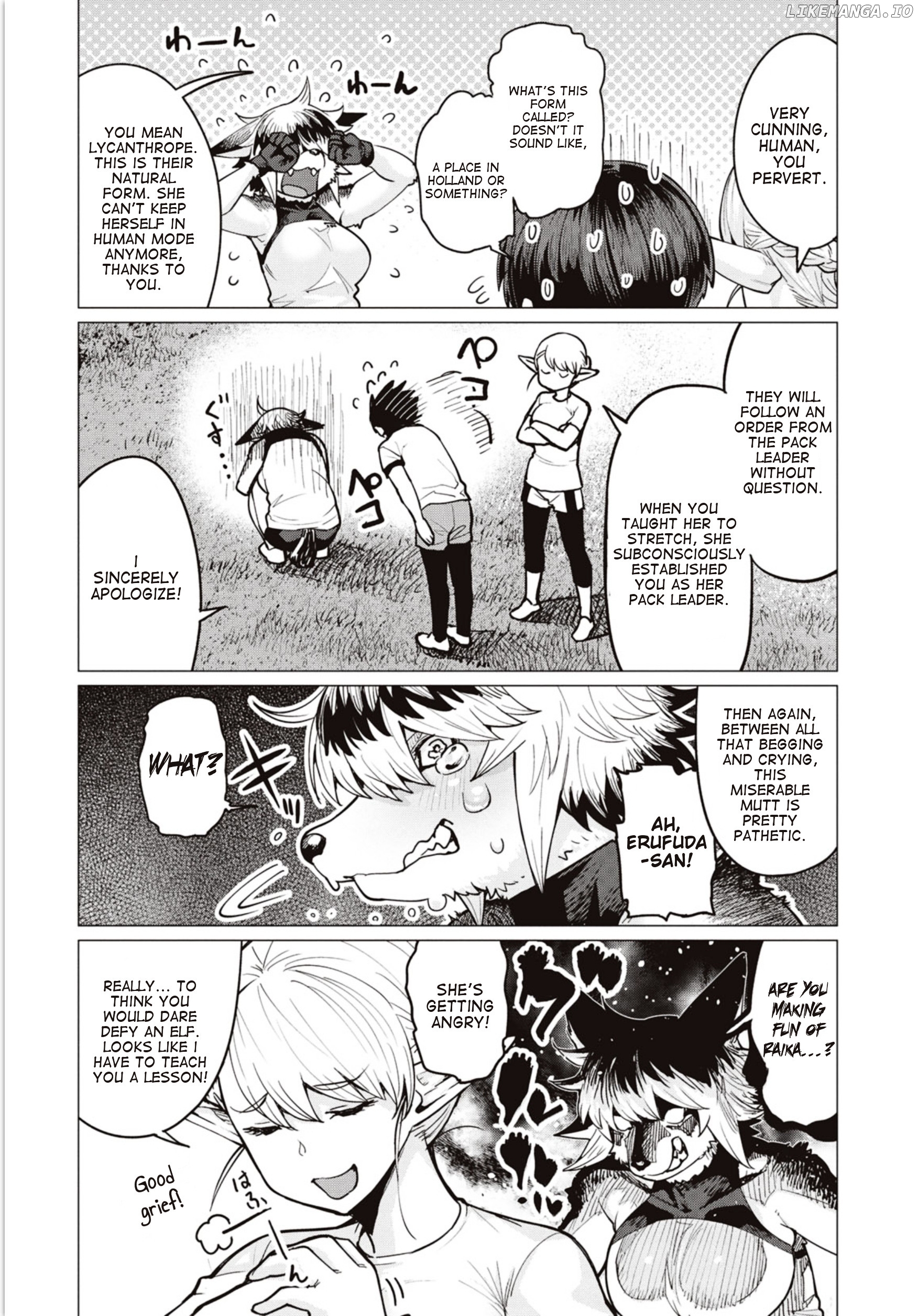 Elf-San wa Yaserarenai. - Manga chapter 6 - page 21