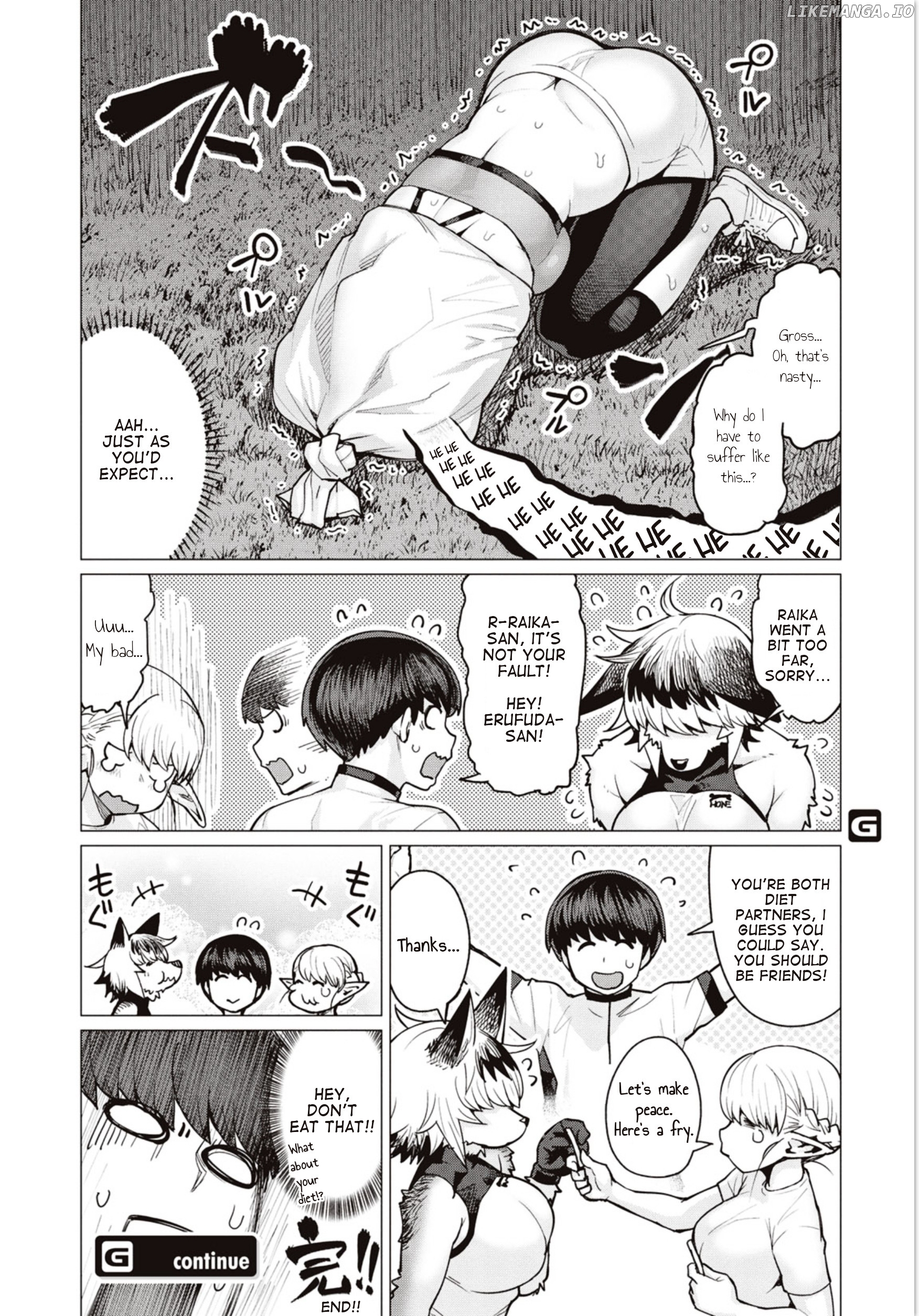 Elf-San wa Yaserarenai. - Manga chapter 6 - page 22