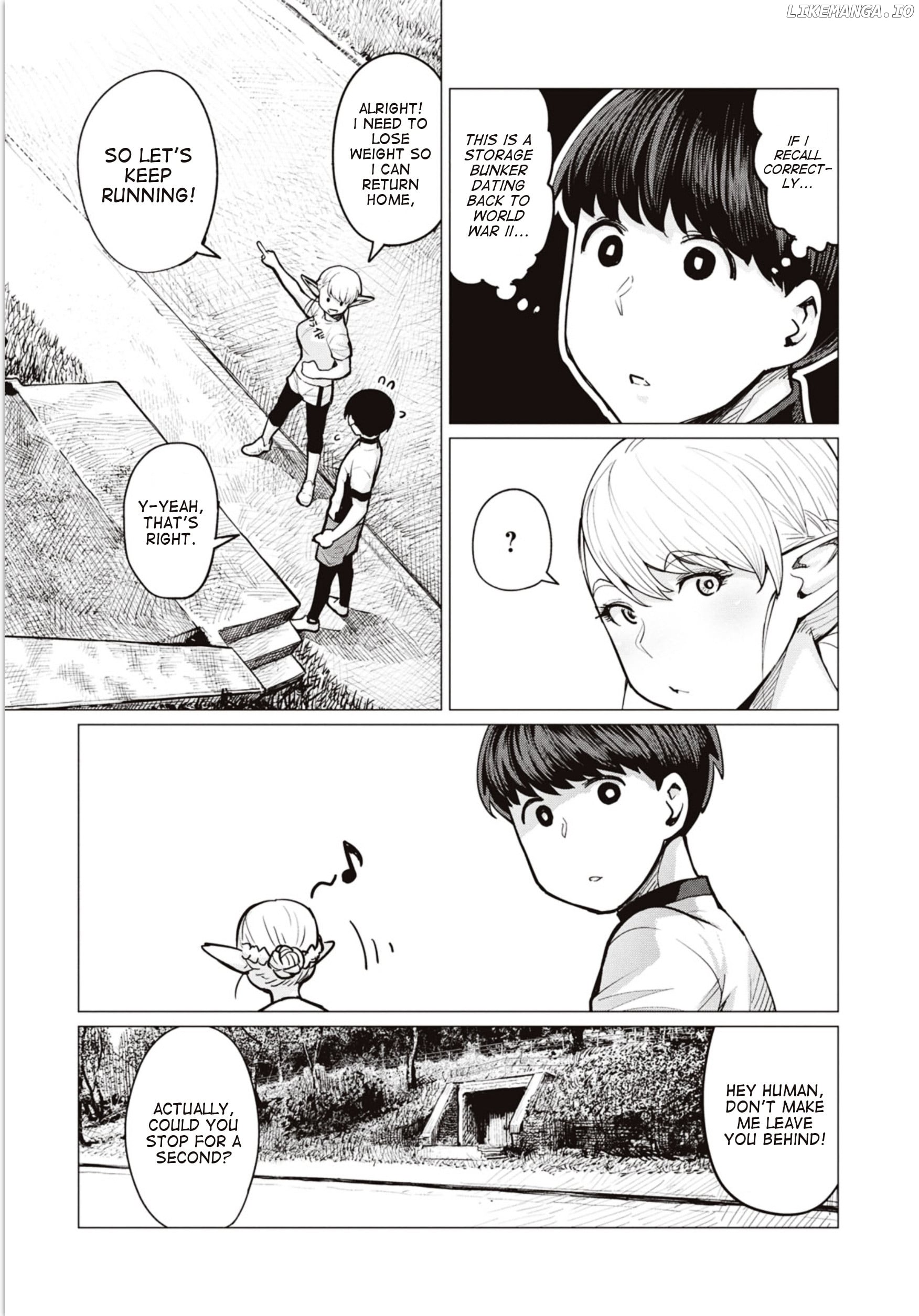 Elf-San wa Yaserarenai. - Manga chapter 6 - page 7