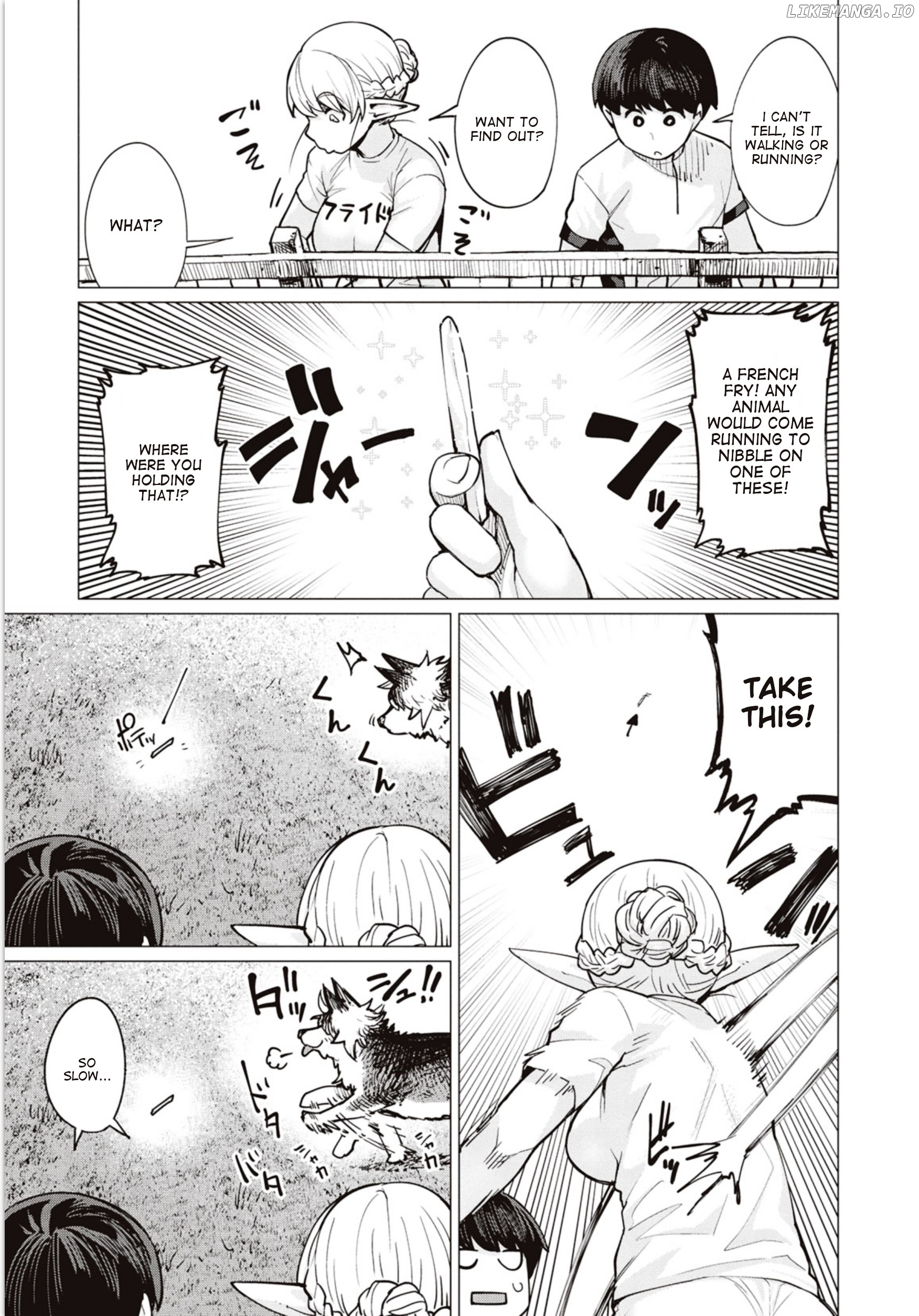 Elf-San wa Yaserarenai. - Manga chapter 6 - page 9