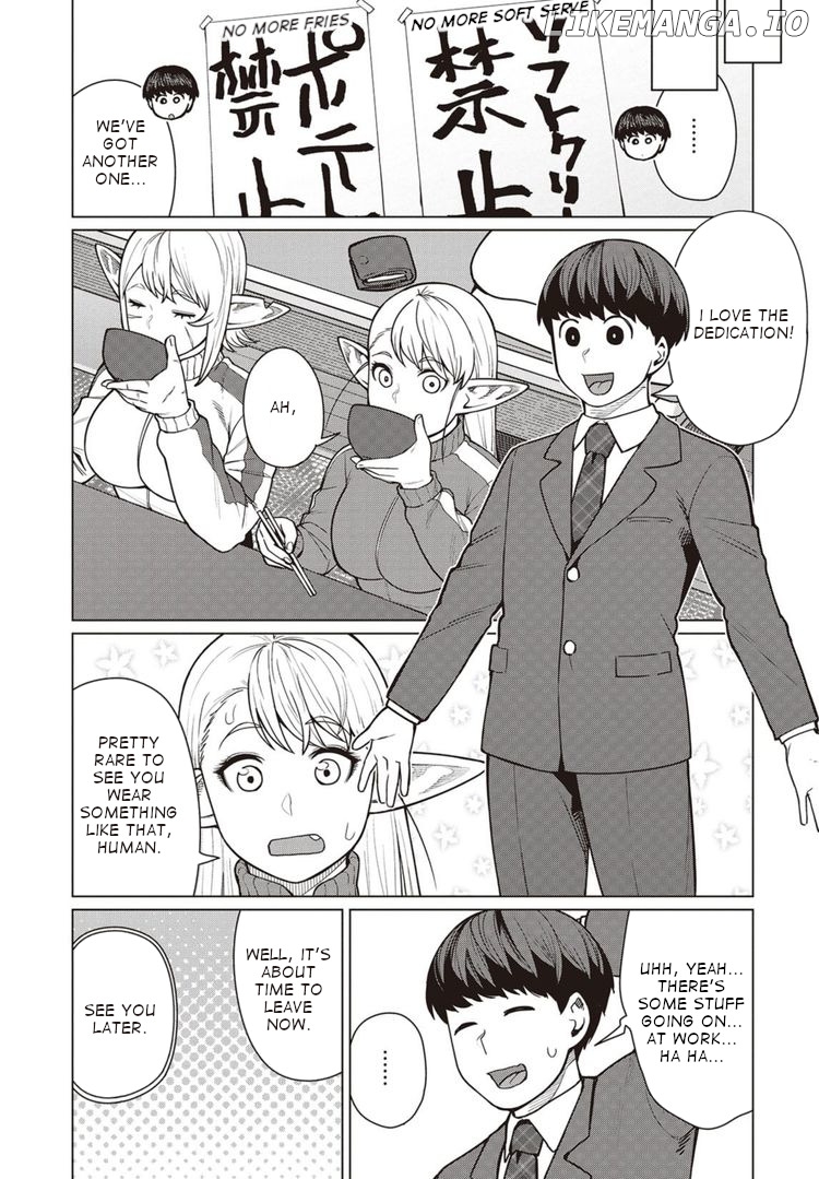 Elf-San wa Yaserarenai. - Manga chapter 45 - page 16