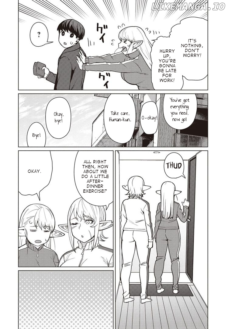 Elf-San wa Yaserarenai. - Manga chapter 45 - page 19