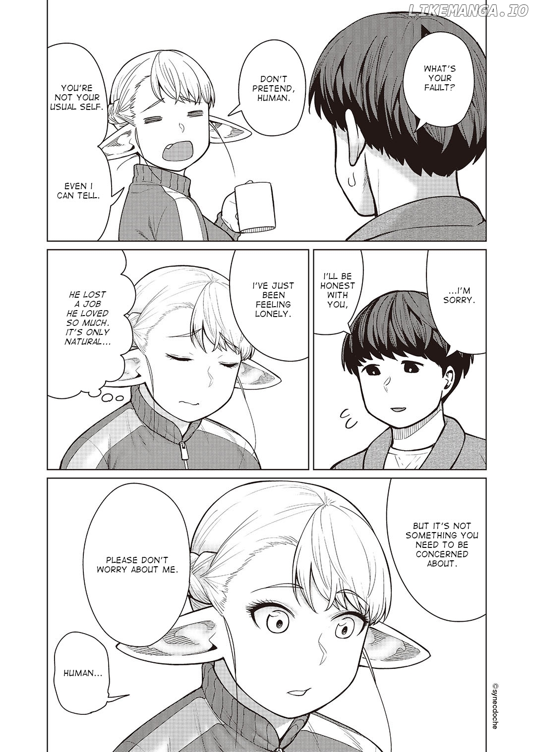 Elf-San wa Yaserarenai. - Manga chapter 46 - page 10