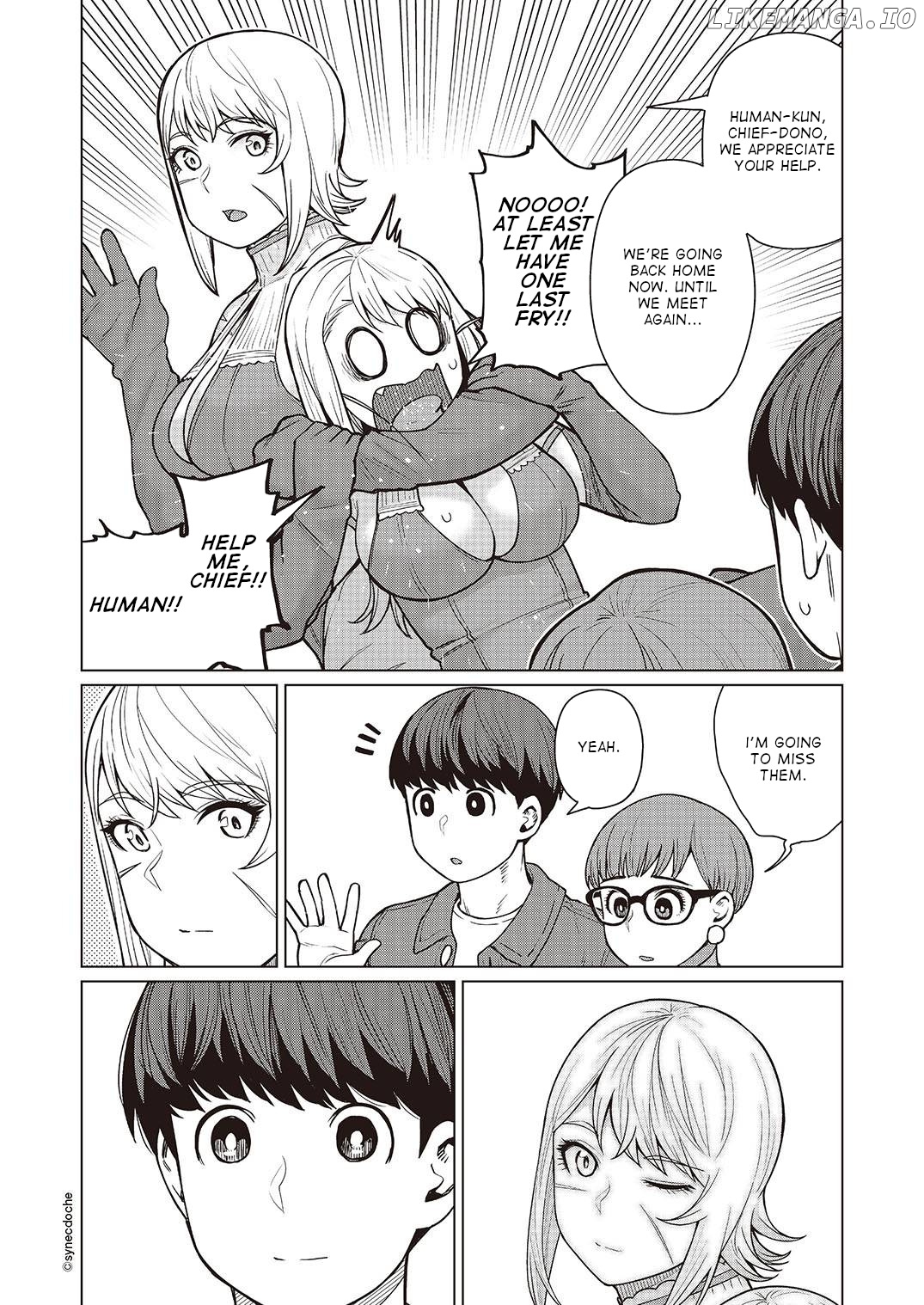 Elf-San wa Yaserarenai. - Manga chapter 46 - page 27