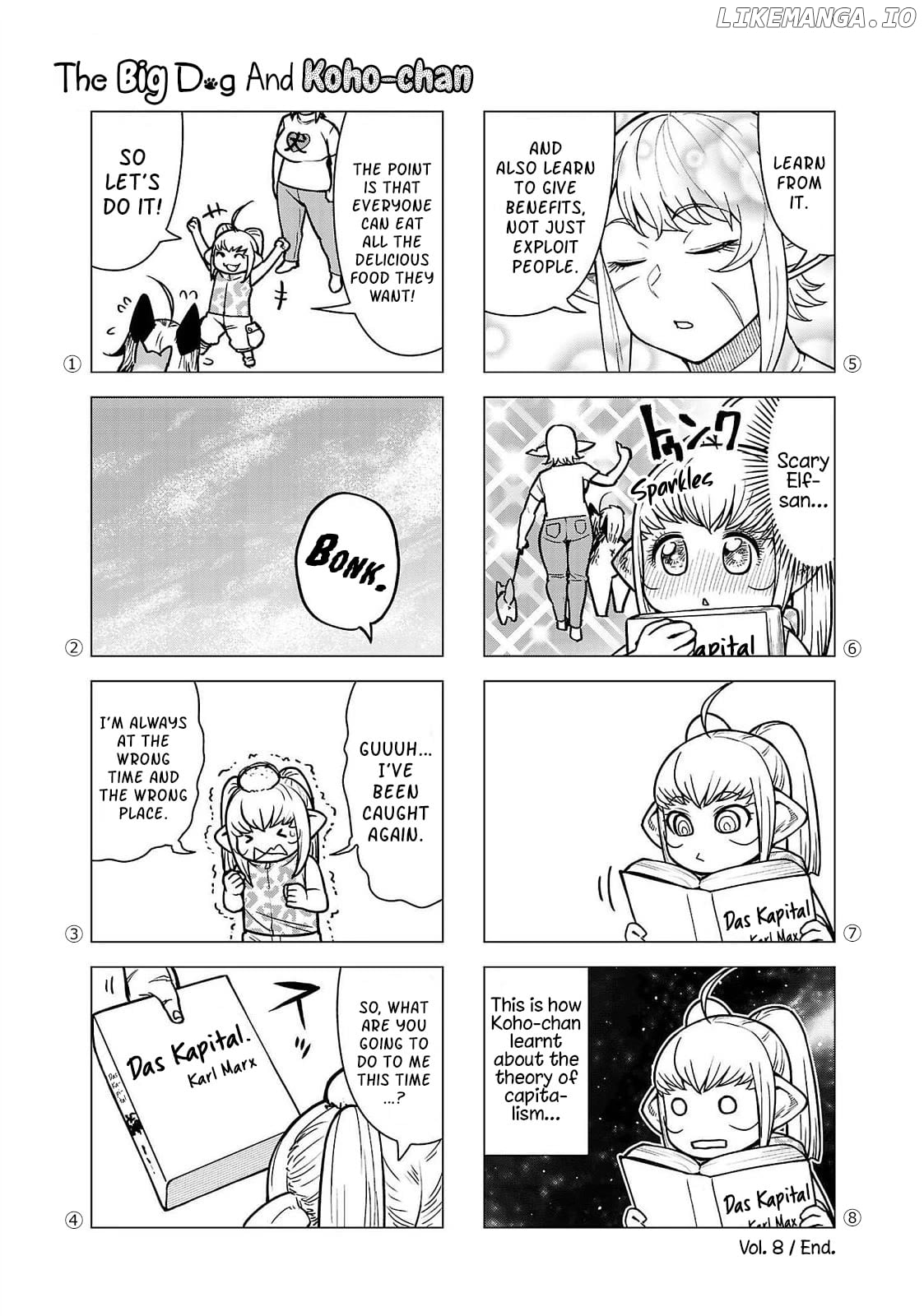 Elf-San wa Yaserarenai. - Manga chapter 47.5 - page 9