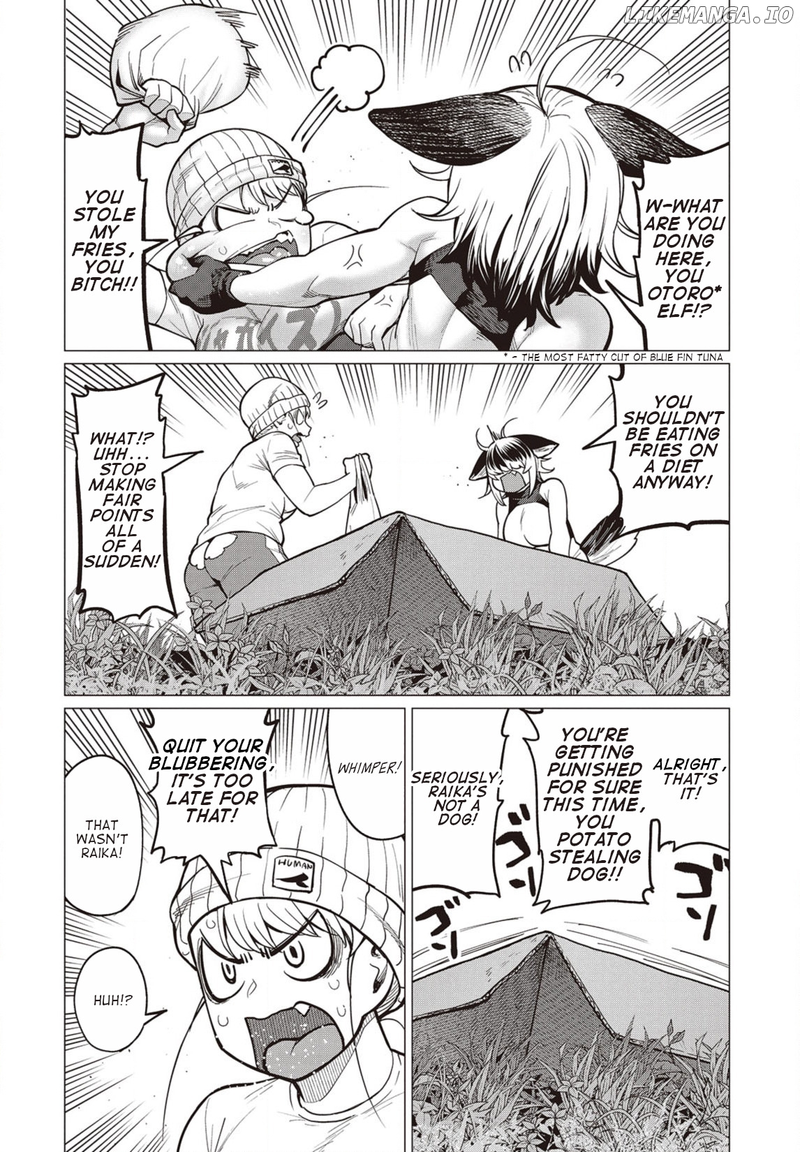 Elf-San wa Yaserarenai. - Manga chapter 30 - page 9