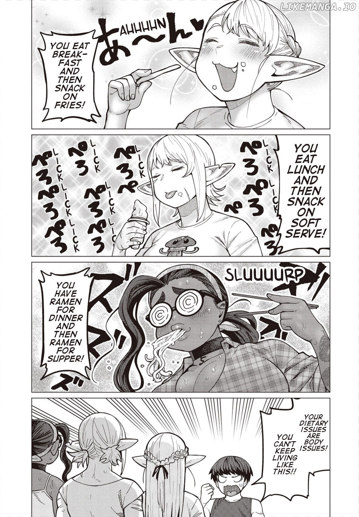 Elf-San wa Yaserarenai. - Manga chapter 31 - page 6