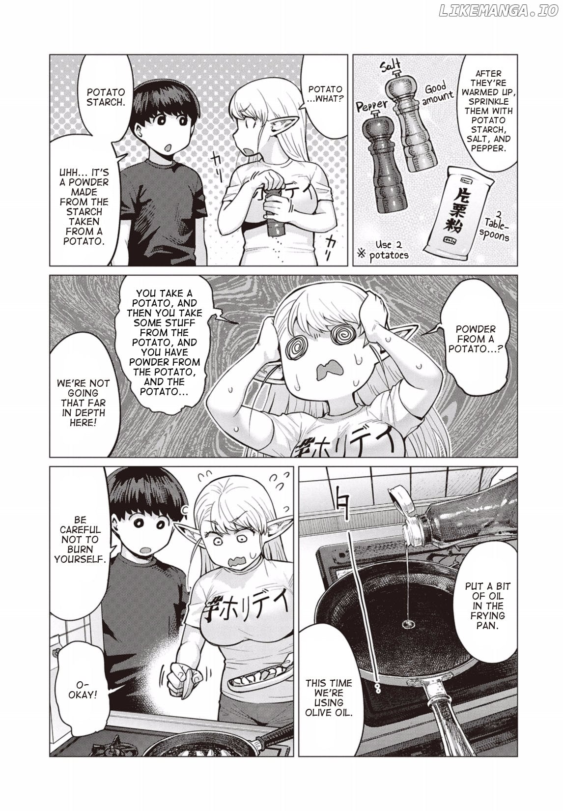 Elf-San wa Yaserarenai. - Manga chapter 11 - page 22