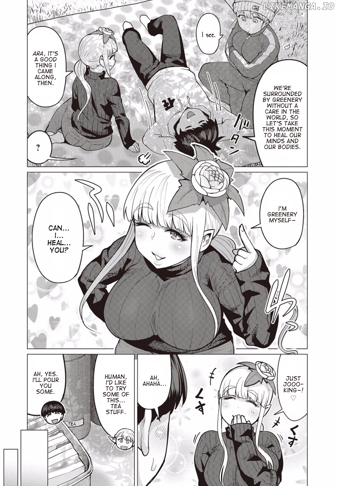 Elf-San wa Yaserarenai. - Manga chapter 12 - page 11