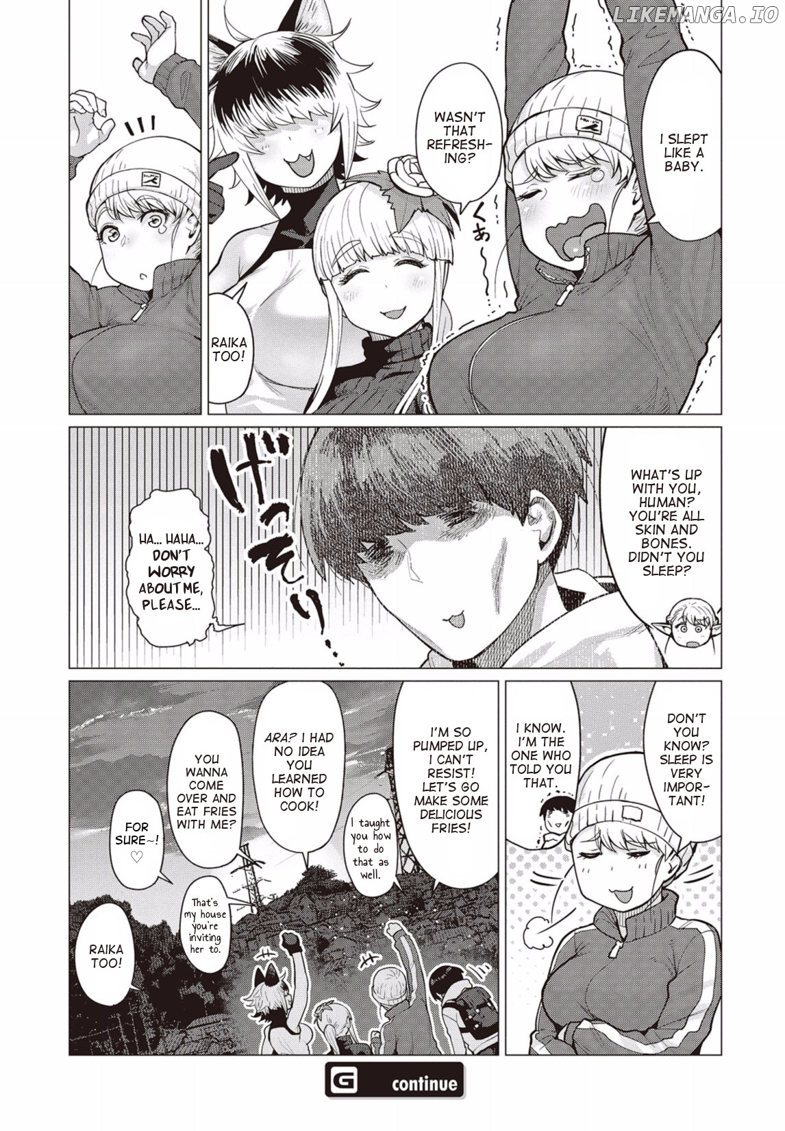 Elf-San wa Yaserarenai. - Manga chapter 12 - page 18
