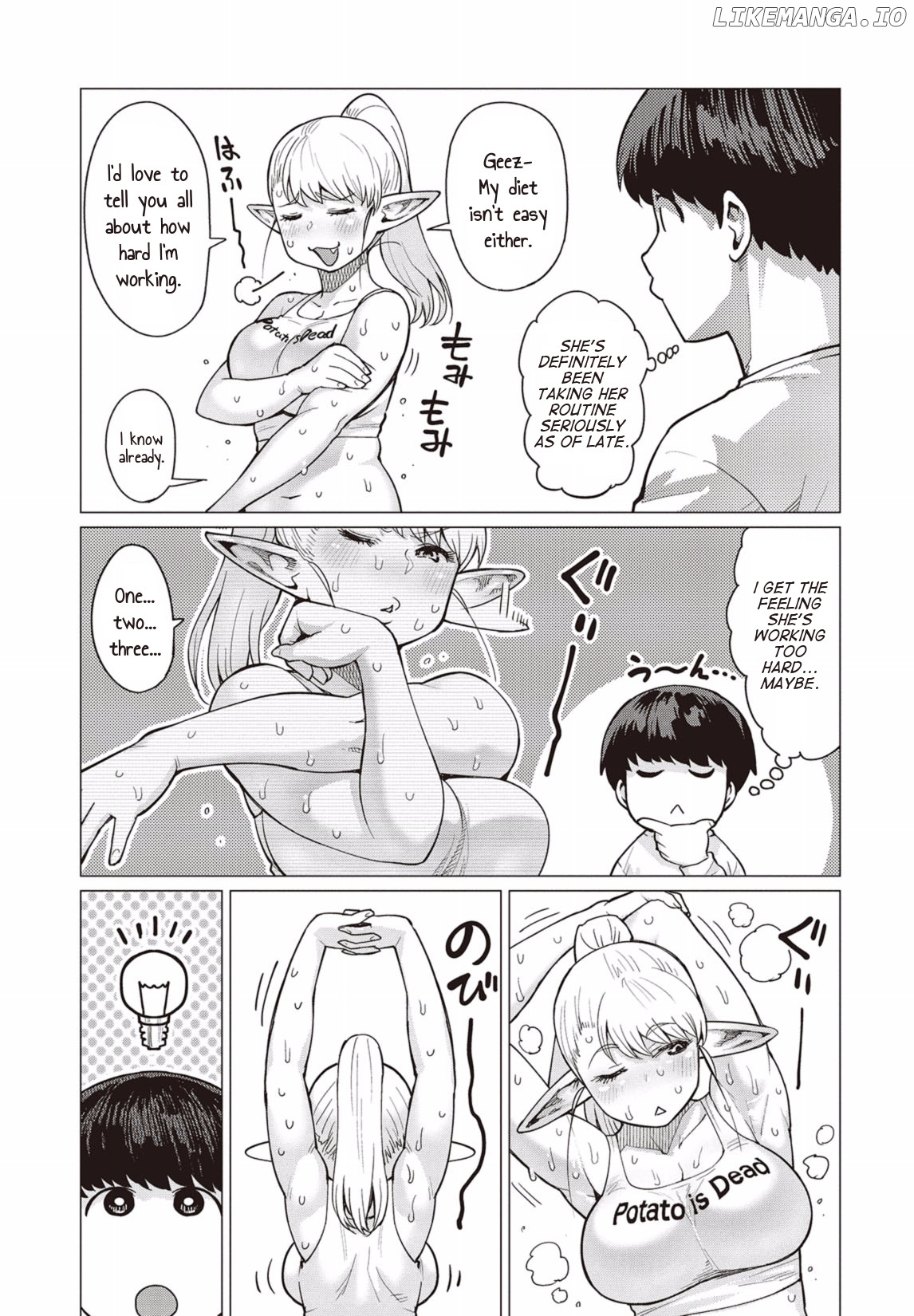 Elf-San wa Yaserarenai. - Manga chapter 12 - page 4