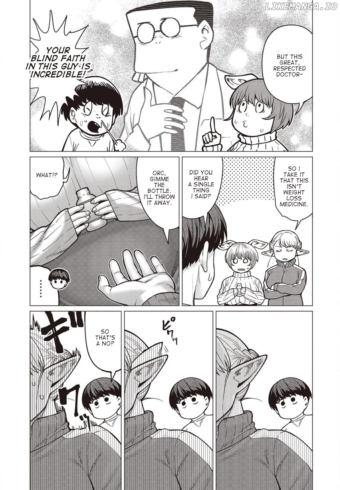 Elf-San wa Yaserarenai. - Manga chapter 34 - page 12