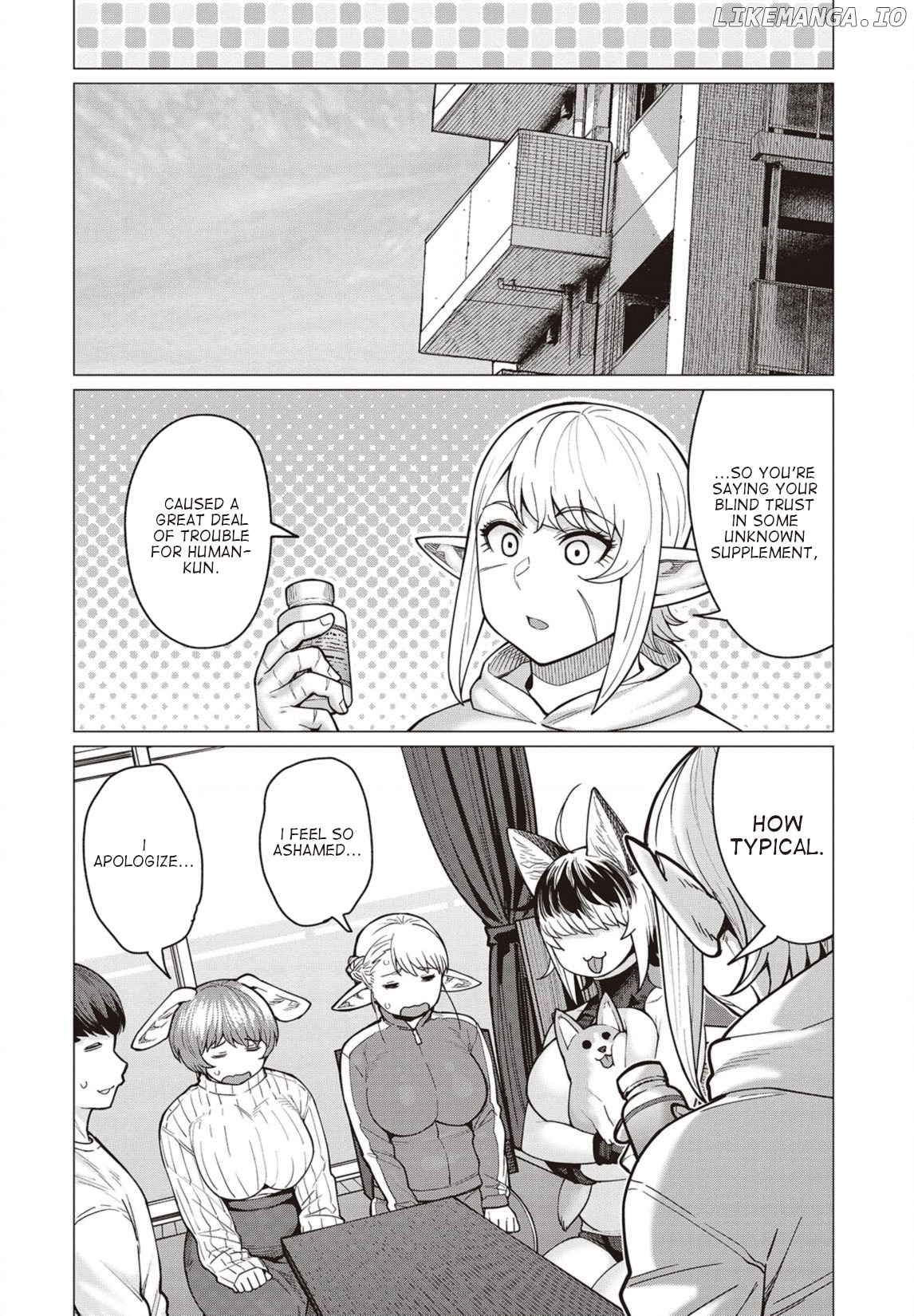 Elf-San wa Yaserarenai. - Manga chapter 34 - page 17