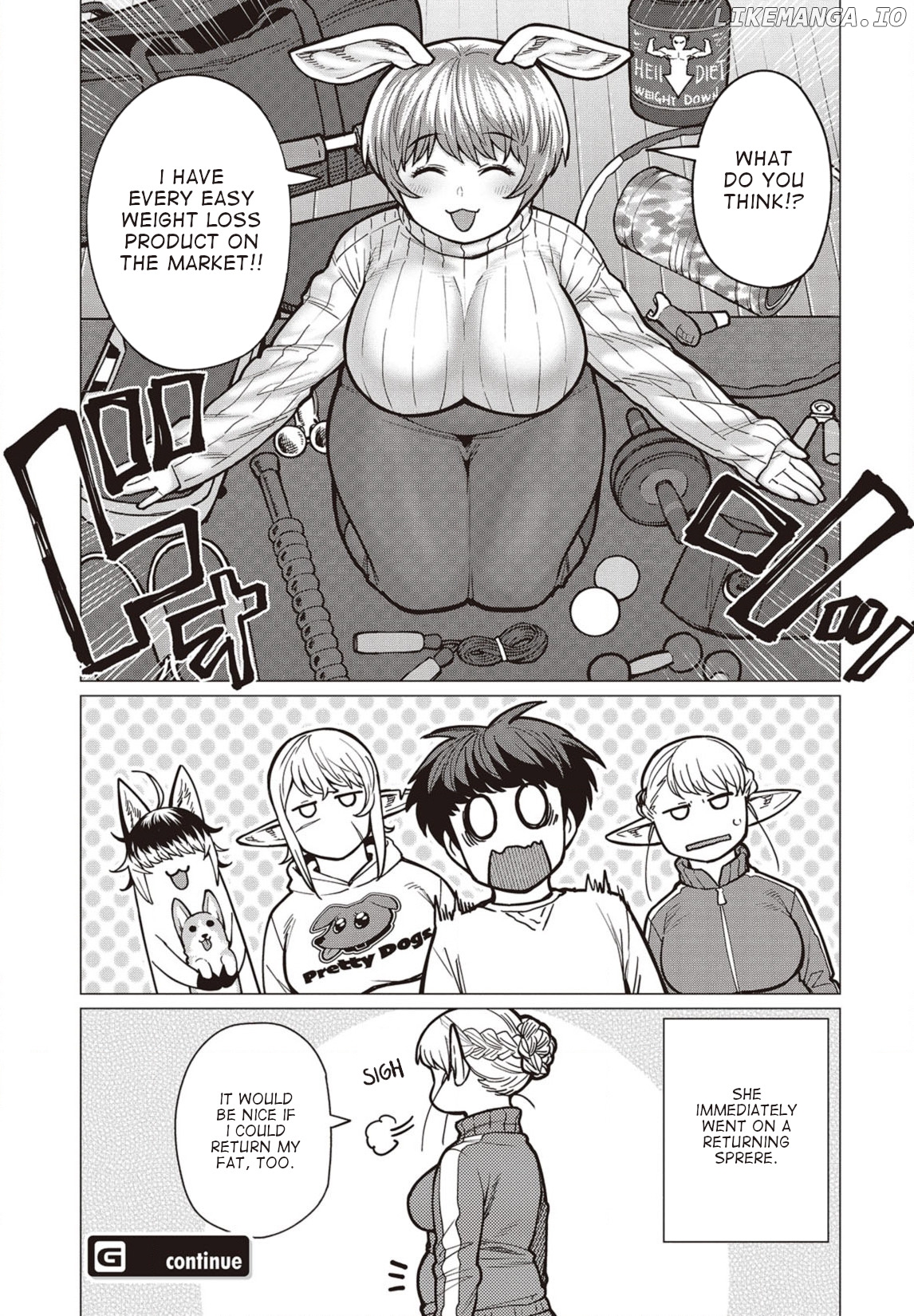 Elf-San wa Yaserarenai. - Manga chapter 34 - page 22