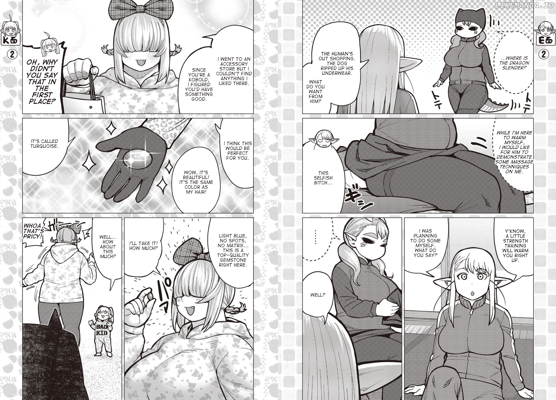 Elf-San wa Yaserarenai. - Manga chapter 35 - page 3