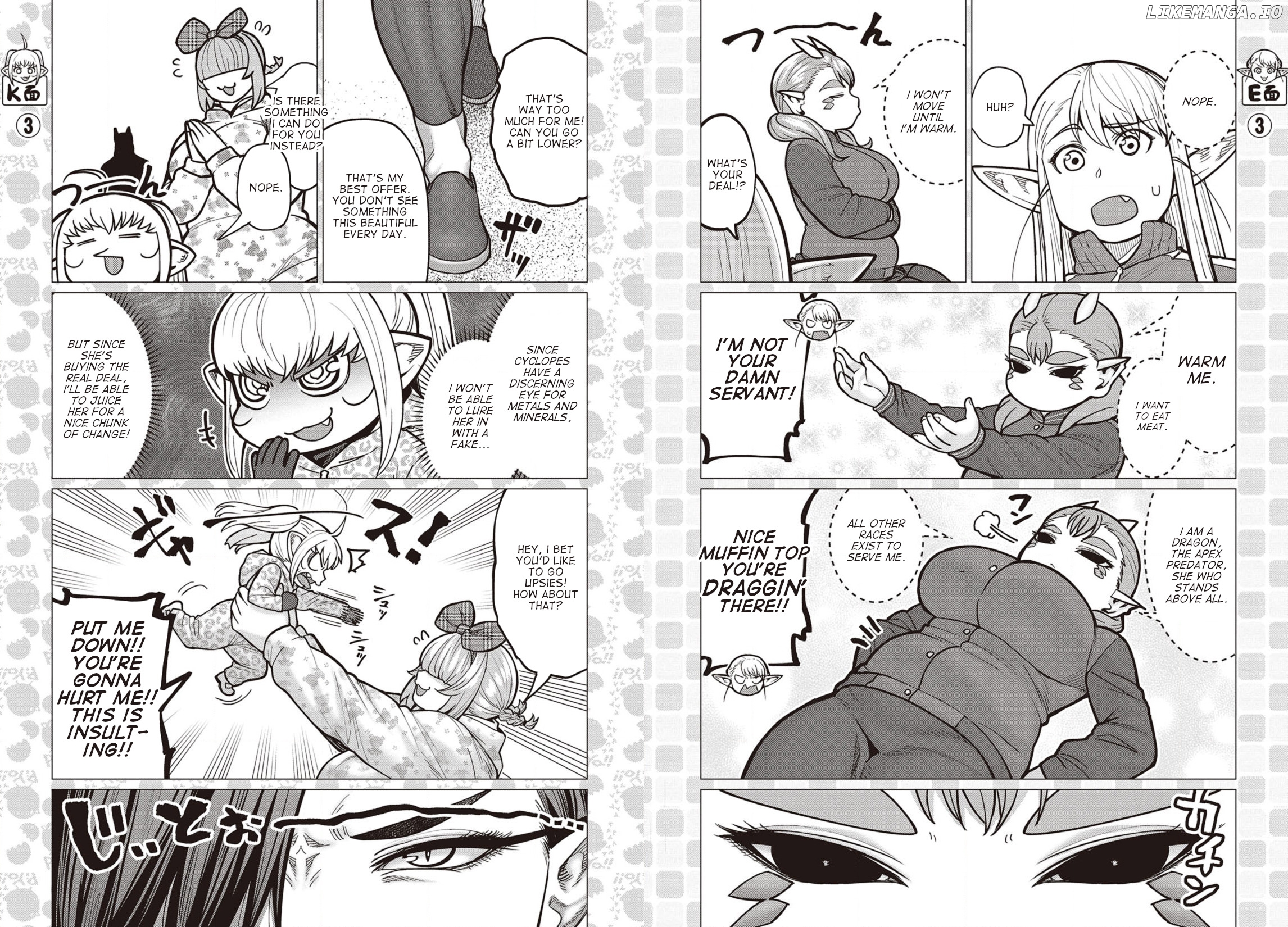 Elf-San wa Yaserarenai. - Manga chapter 35 - page 4