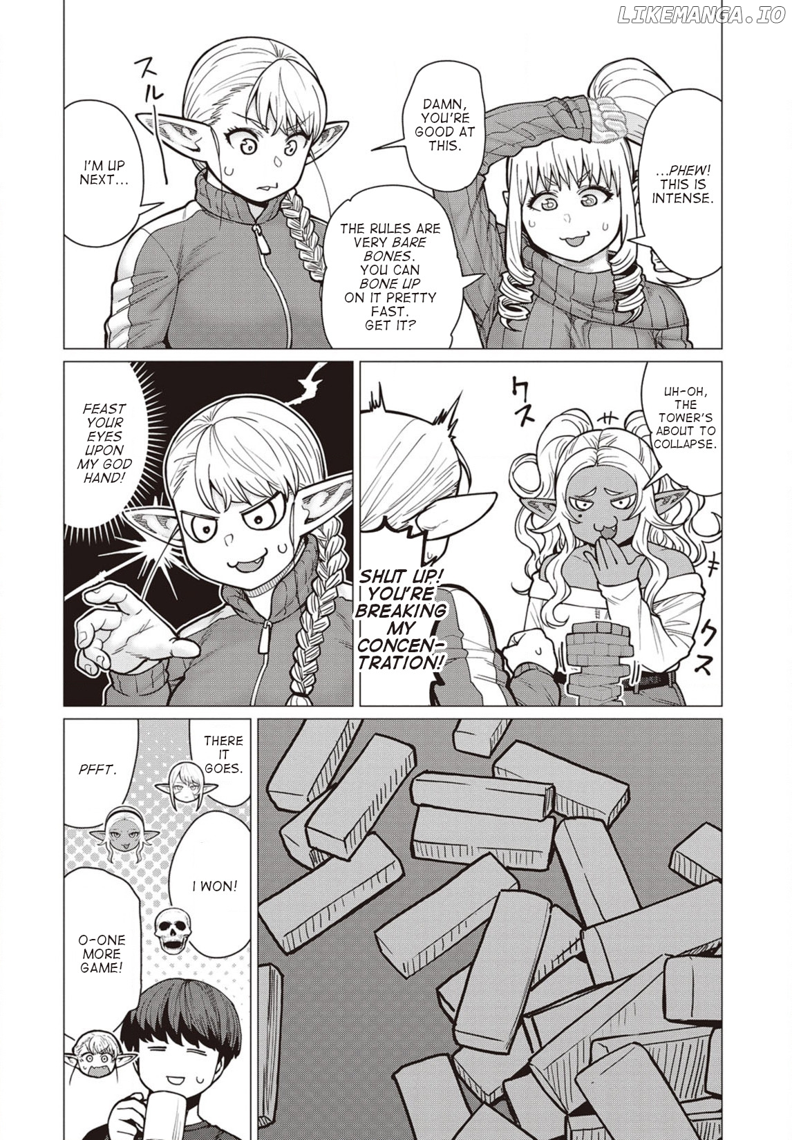 Elf-San wa Yaserarenai. - Manga chapter 36 - page 9