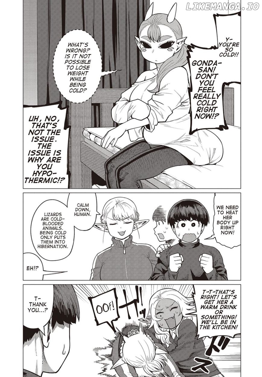 Elf-San wa Yaserarenai. - Manga chapter 16 - page 14