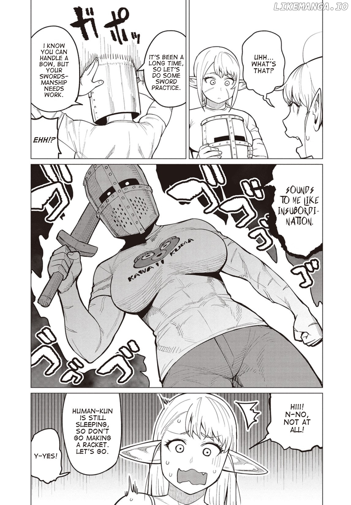 Elf-San wa Yaserarenai. - Manga chapter 19 - page 10