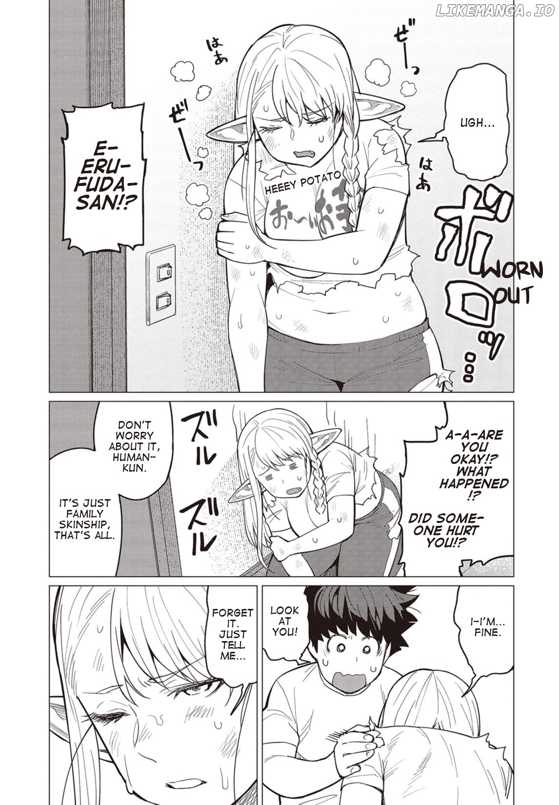 Elf-San wa Yaserarenai. - Manga chapter 19 - page 14