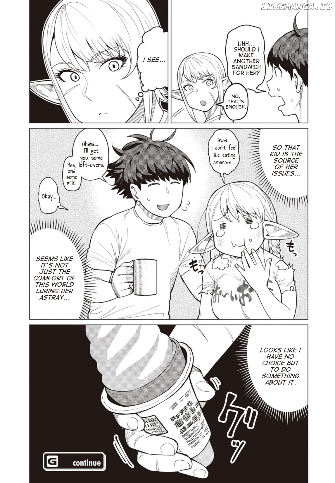 Elf-San wa Yaserarenai. - Manga chapter 19 - page 18