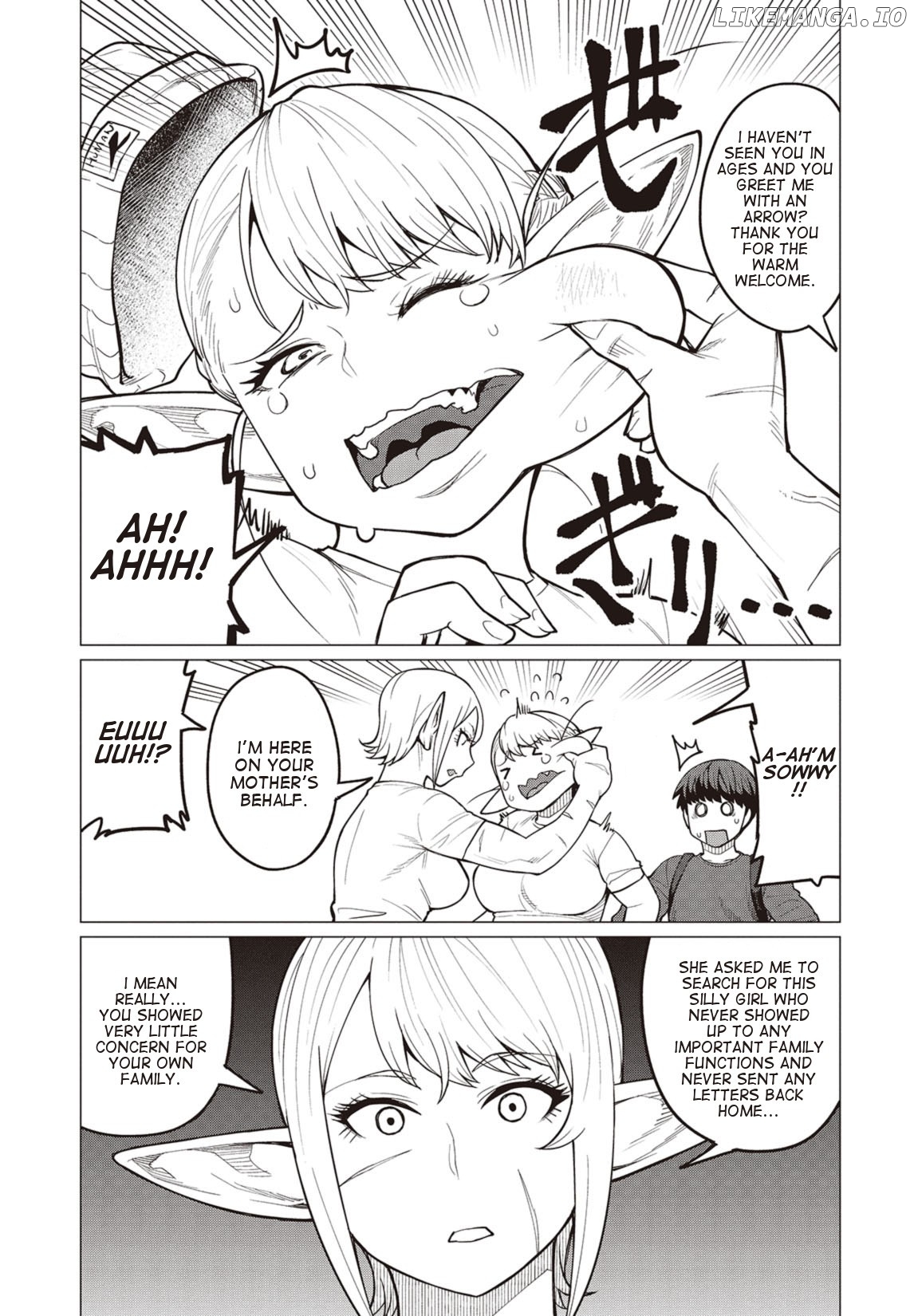 Elf-San wa Yaserarenai. - Manga chapter 19 - page 4