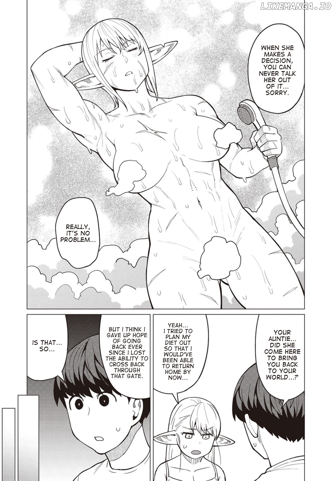 Elf-San wa Yaserarenai. - Manga chapter 19 - page 7