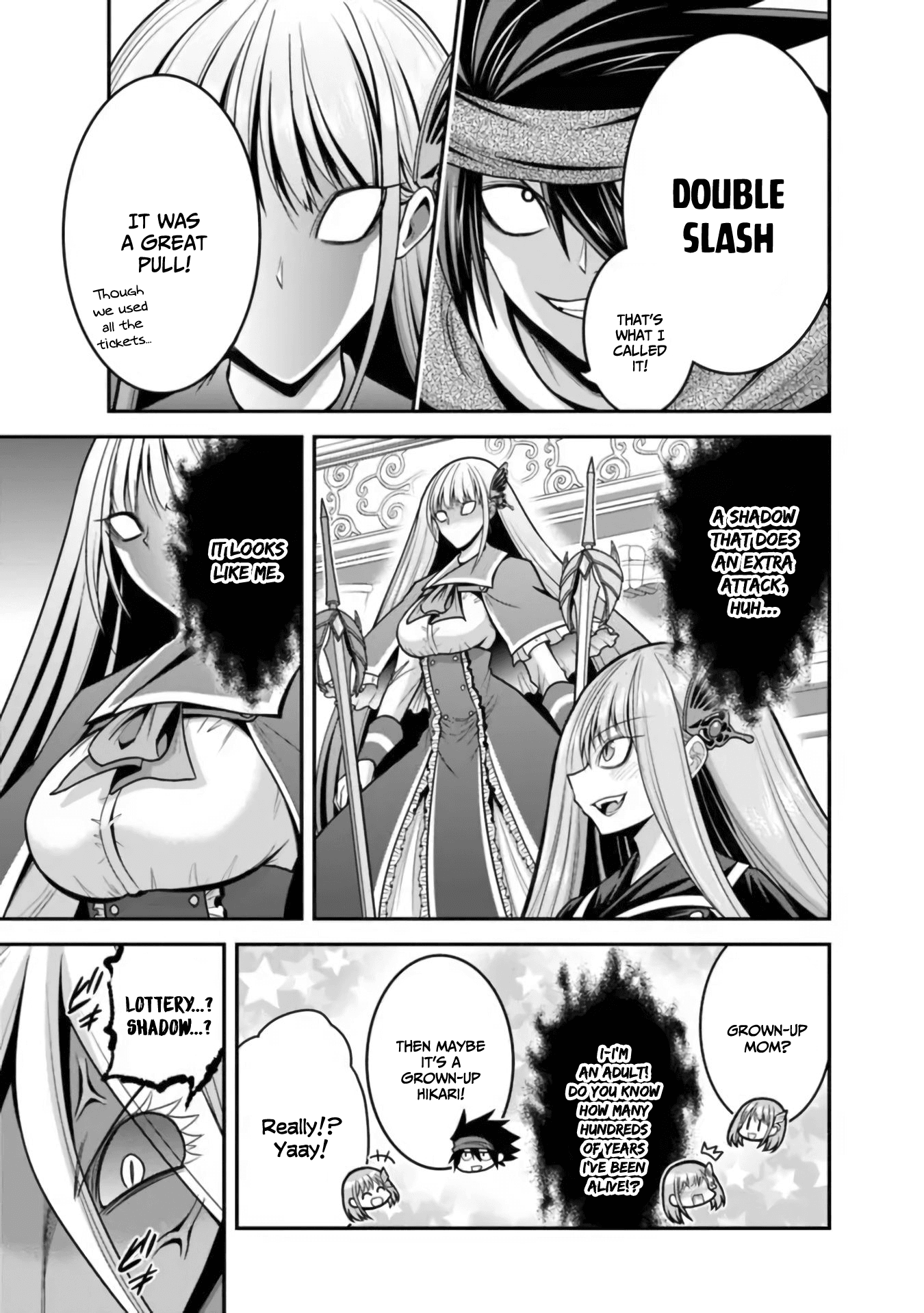 Kujibiki Tokushou Musou Harem-Ken chapter 35 - page 10