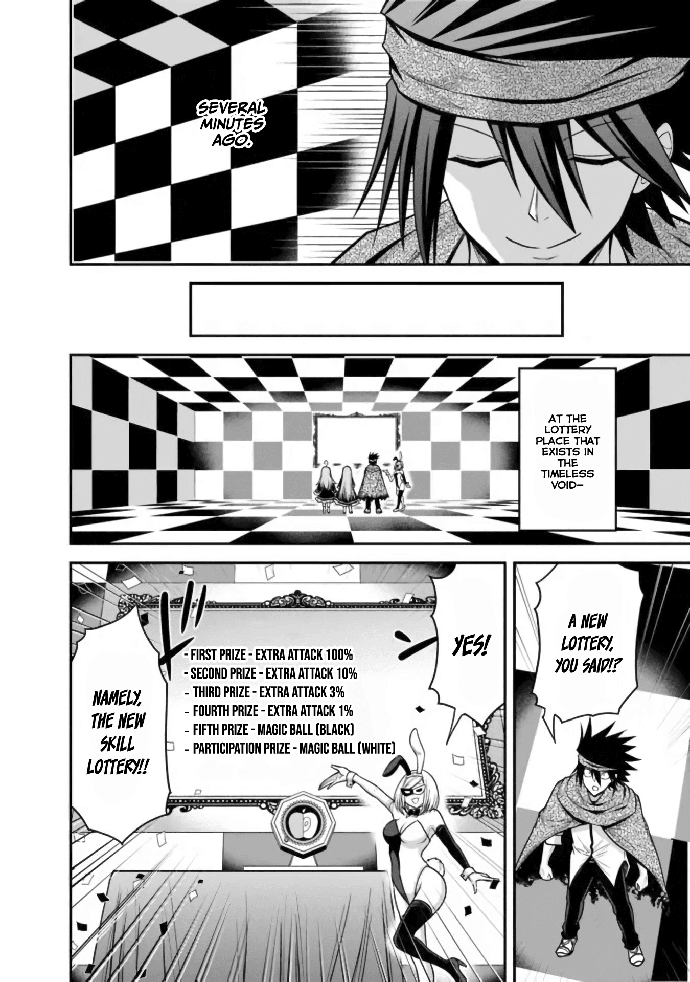 Kujibiki Tokushou Musou Harem-Ken chapter 35 - page 3
