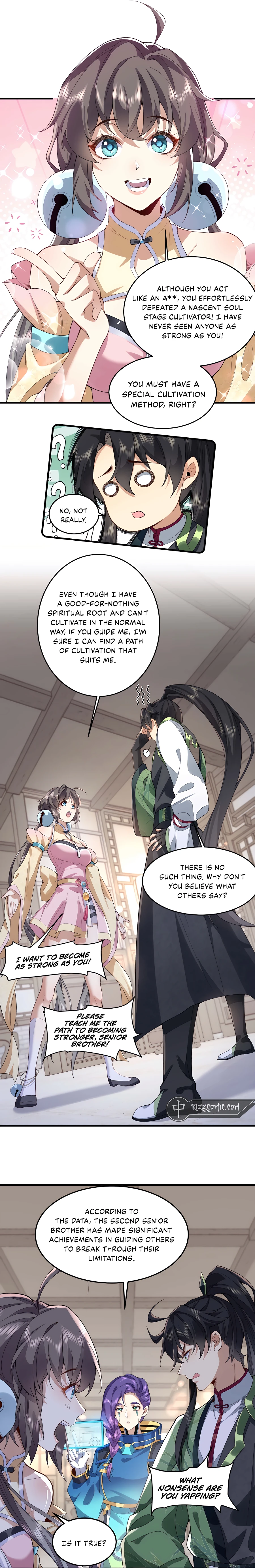 MY SECOND SENIOR BROTHER IS A MORTAL BUT STRONG Chapter 3 - page 6