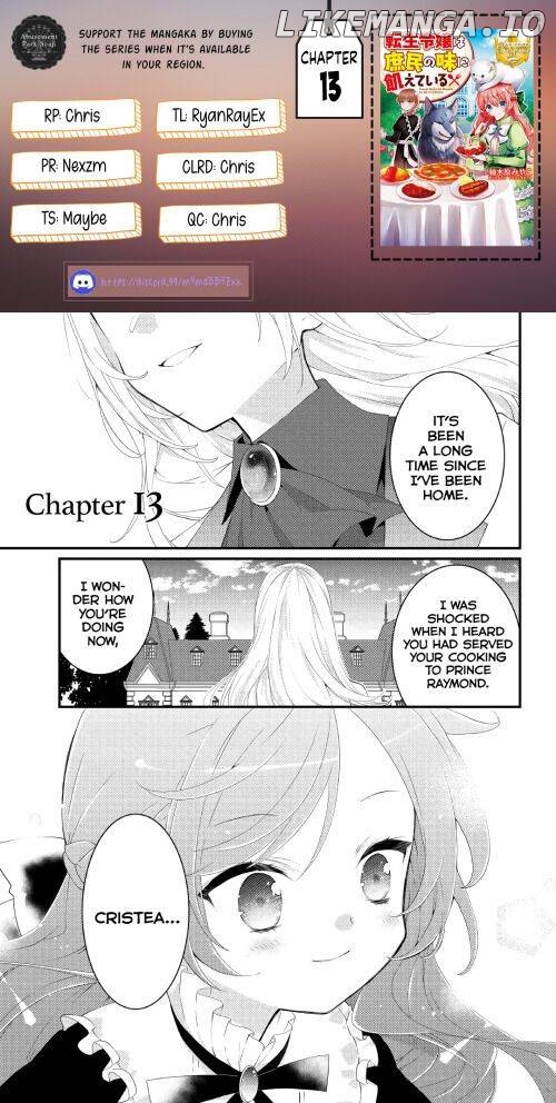 Tensei Reijou wa Shomin no Aji ni Uete Iru chapter 13 - page 1