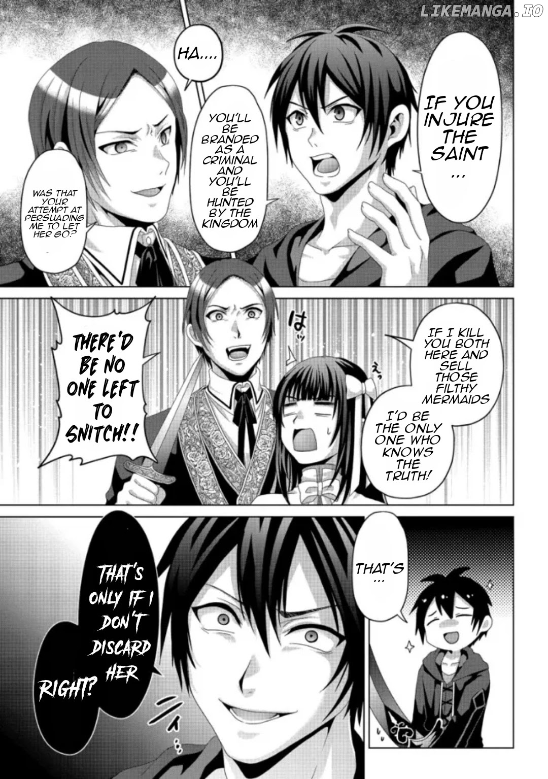 Nise Seiken Monogatari: Osananajimi no Seijo o Uttara Michizure ni Sareta chapter 17.1 - page 16