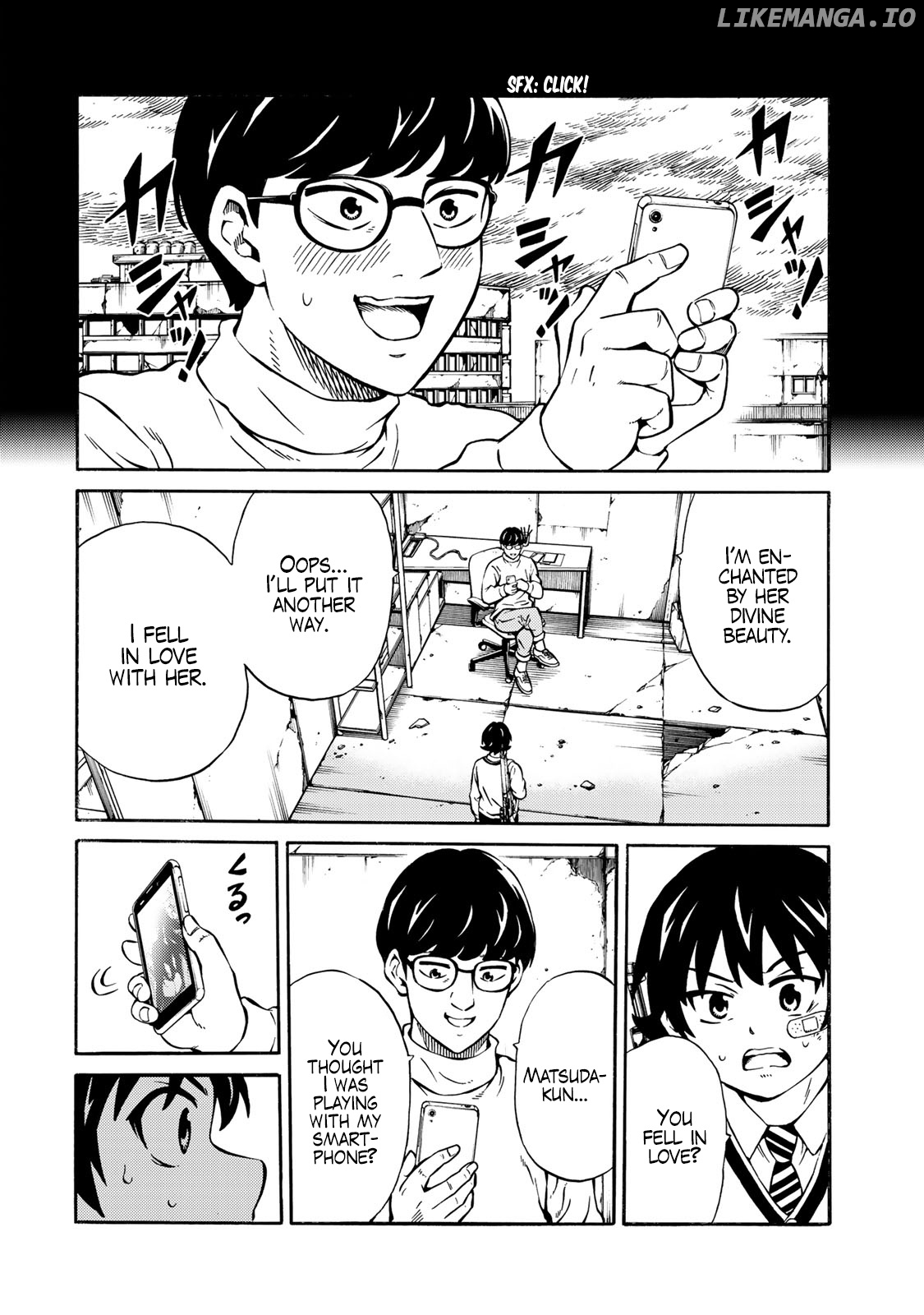 Tenkuu Shinpan arrive chapter 17 - page 14