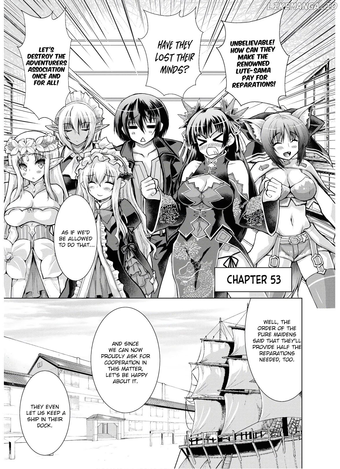 Gunota Ga Mahou Sekai Ni Tensei Shitara, Gendai Heiki De Guntai Harem O Tsukucchaimashita! chapter 53 - page 2