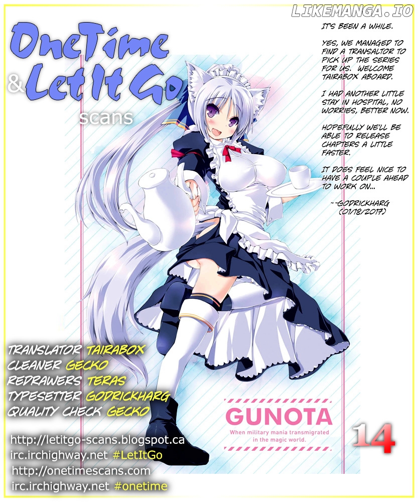 Gunota Ga Mahou Sekai Ni Tensei Shitara, Gendai Heiki De Guntai Harem O Tsukucchaimashita! chapter 14 - page 2
