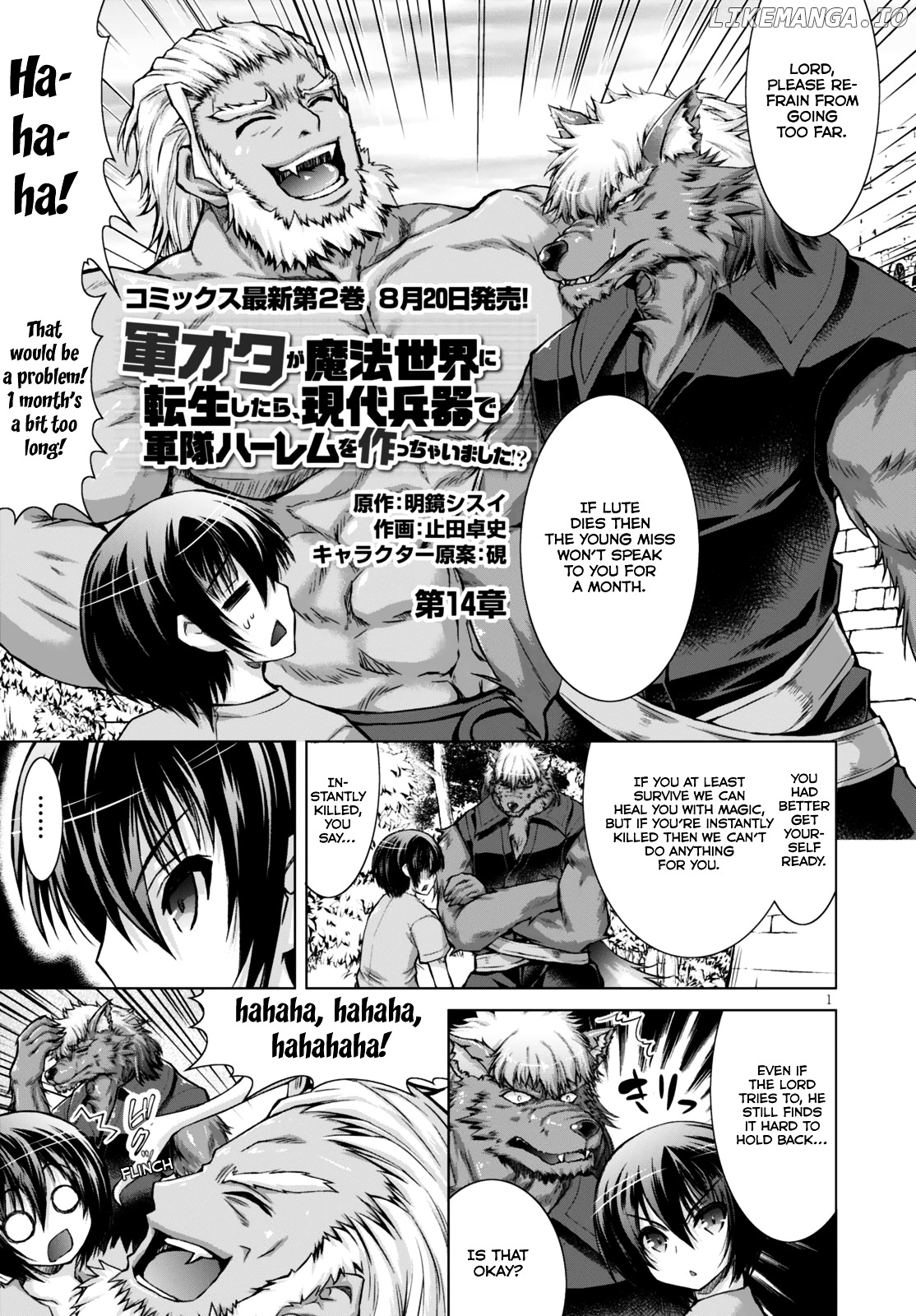 Gunota Ga Mahou Sekai Ni Tensei Shitara, Gendai Heiki De Guntai Harem O Tsukucchaimashita! chapter 14 - page 4