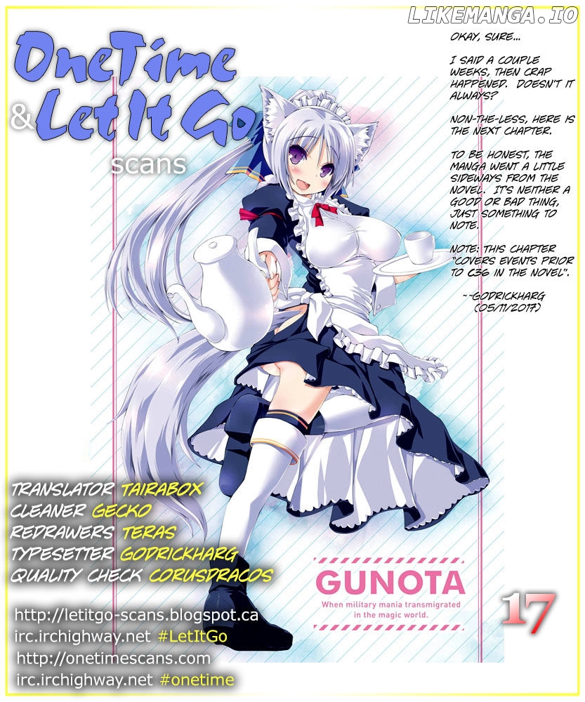 Gunota Ga Mahou Sekai Ni Tensei Shitara, Gendai Heiki De Guntai Harem O Tsukucchaimashita! chapter 17 - page 1