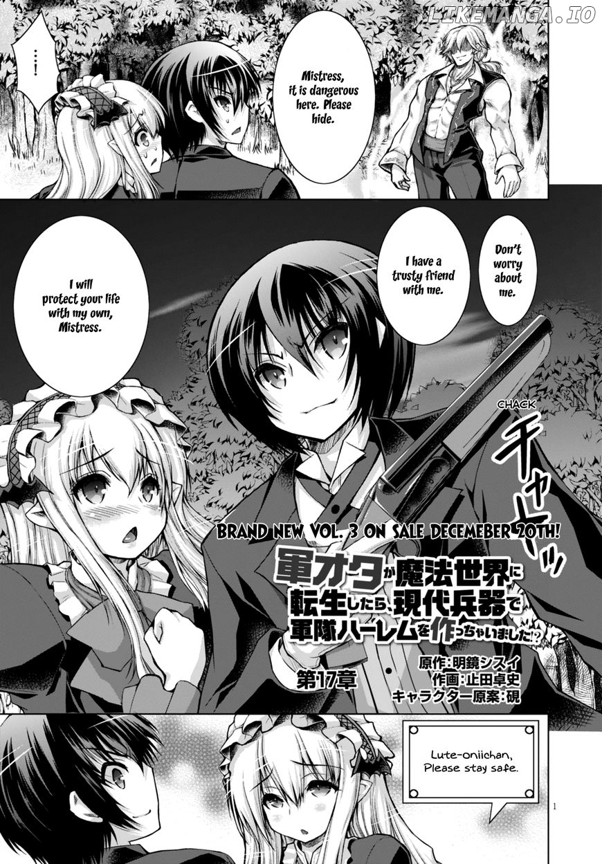 Gunota Ga Mahou Sekai Ni Tensei Shitara, Gendai Heiki De Guntai Harem O Tsukucchaimashita! chapter 17 - page 3