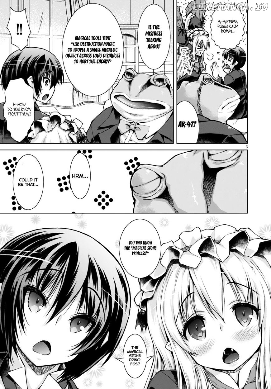 Gunota Ga Mahou Sekai Ni Tensei Shitara, Gendai Heiki De Guntai Harem O Tsukucchaimashita! chapter 19 - page 4