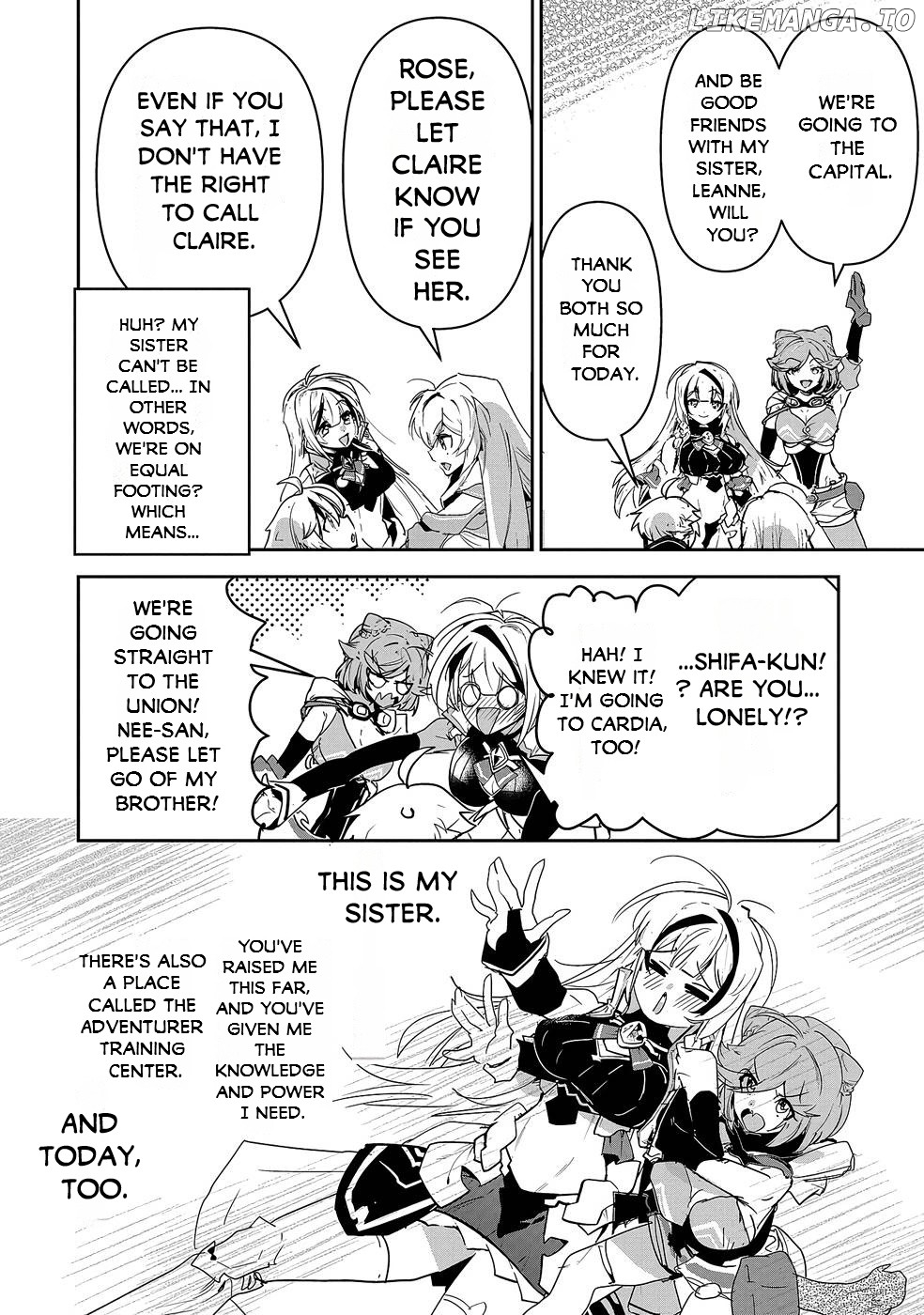 My younger brother became ridiculously strong when he trained as his sister told him chapter 9 - page 23