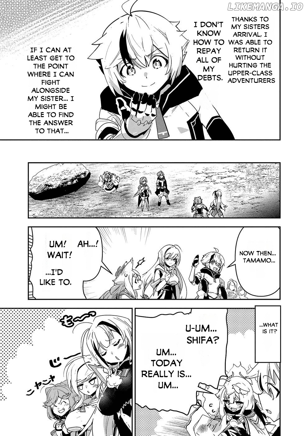 My younger brother became ridiculously strong when he trained as his sister told him chapter 9 - page 24
