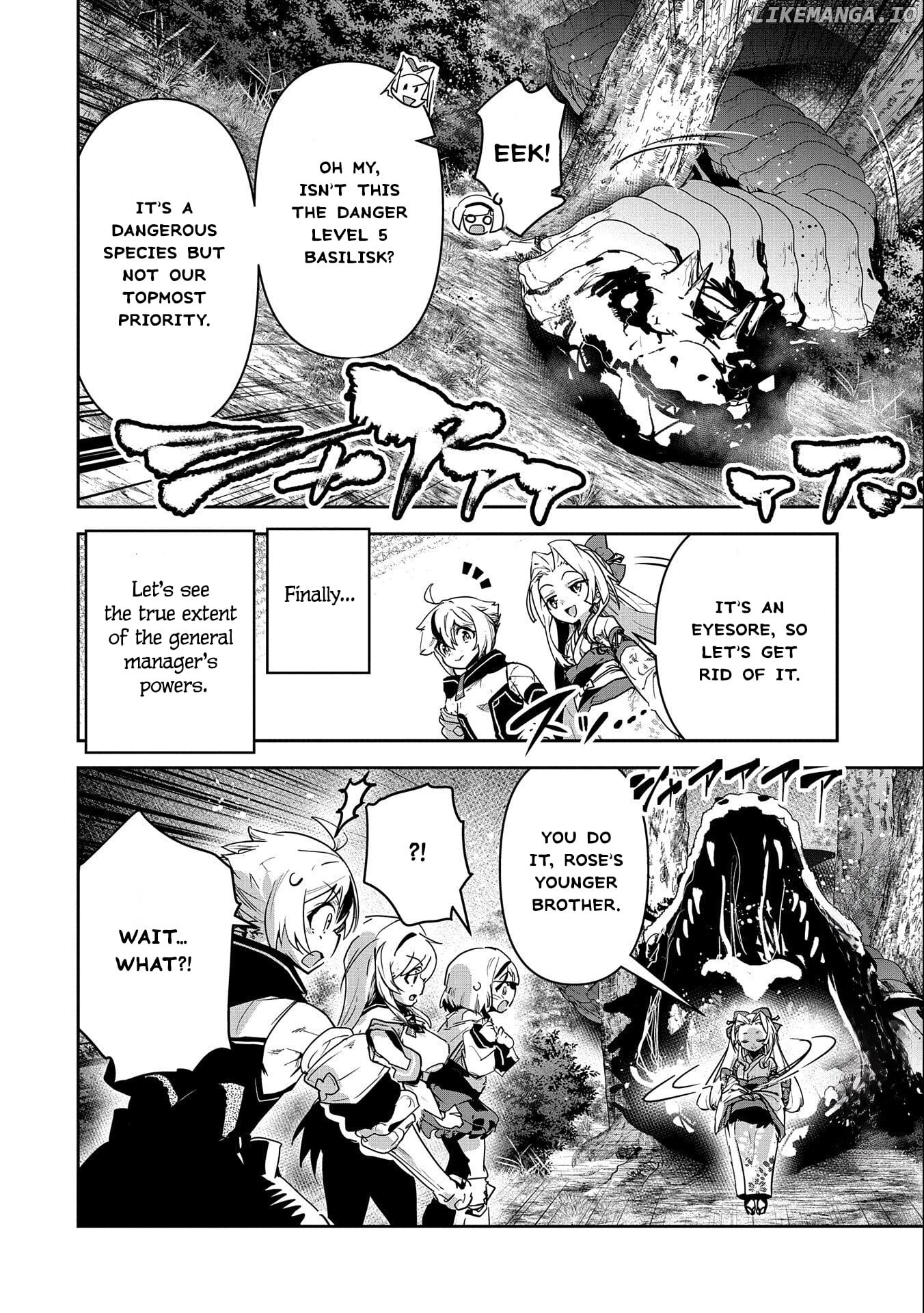 My younger brother became ridiculously strong when he trained as his sister told him chapter 10 - page 21