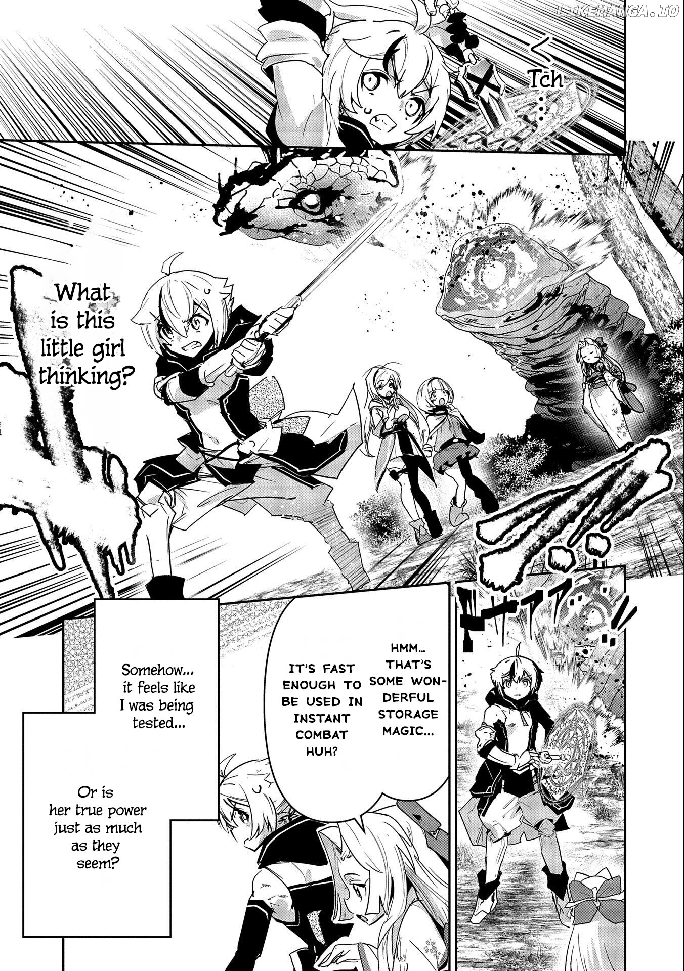 My younger brother became ridiculously strong when he trained as his sister told him chapter 10 - page 22