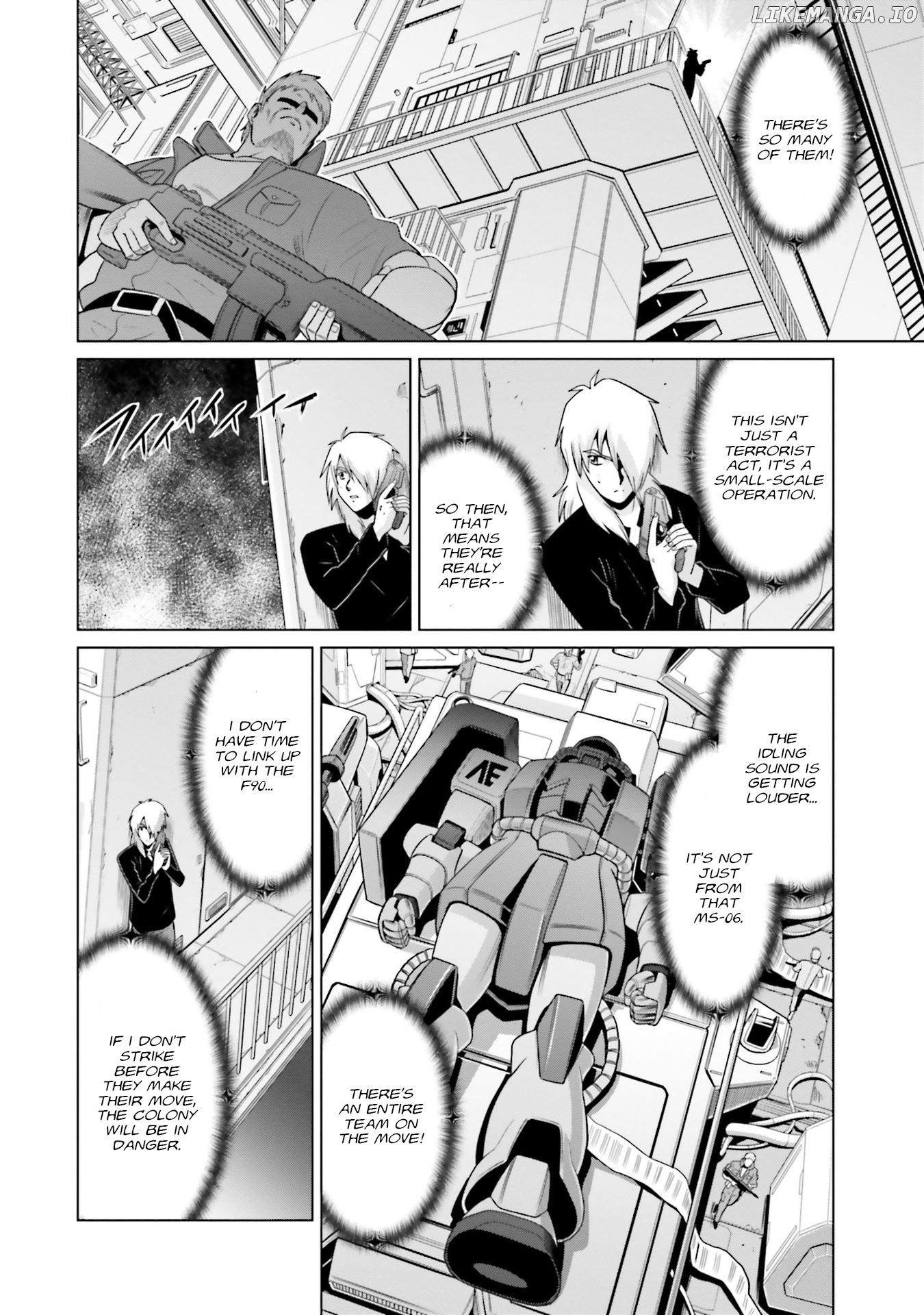 Mobile Suit Gundam F90 FF chapter 22 - page 35